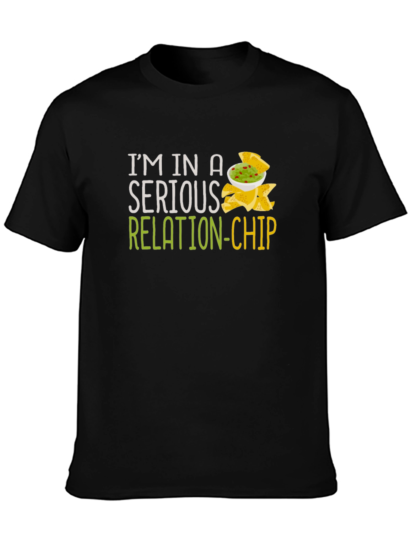 Serious Relation-Chip Graphic T-Shirt