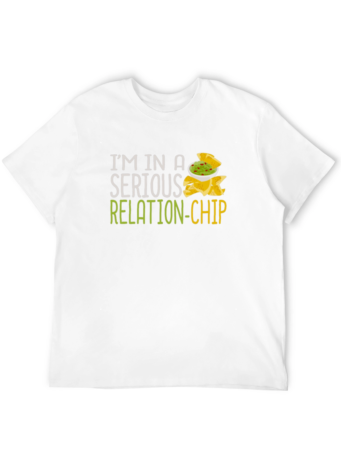 Serious Relation-Chip Graphic T-Shirt