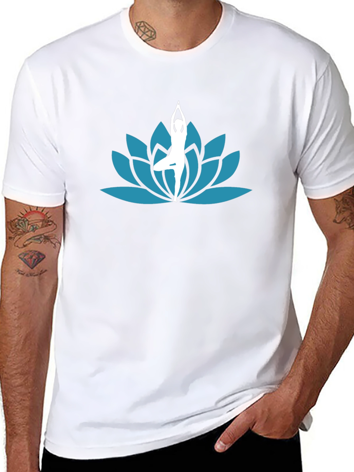 Yoga Lotus T-Shirt - Find Your Zen
