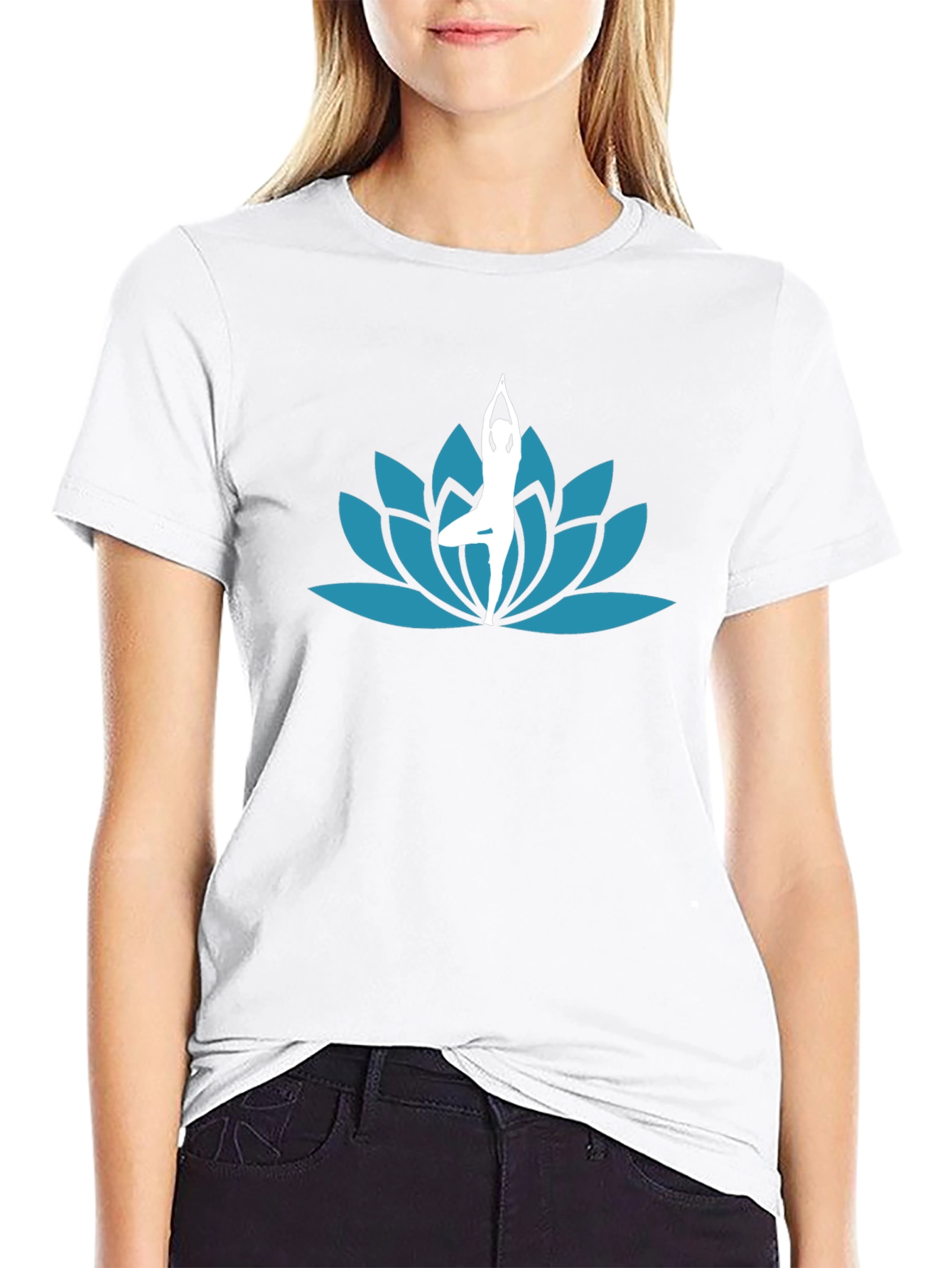 Yoga Lotus T-Shirt - Find Your Zen