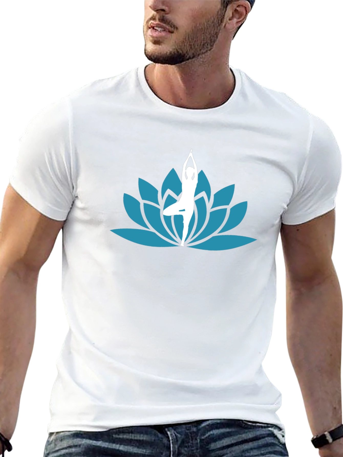 Yoga Lotus T-Shirt - Find Your Zen