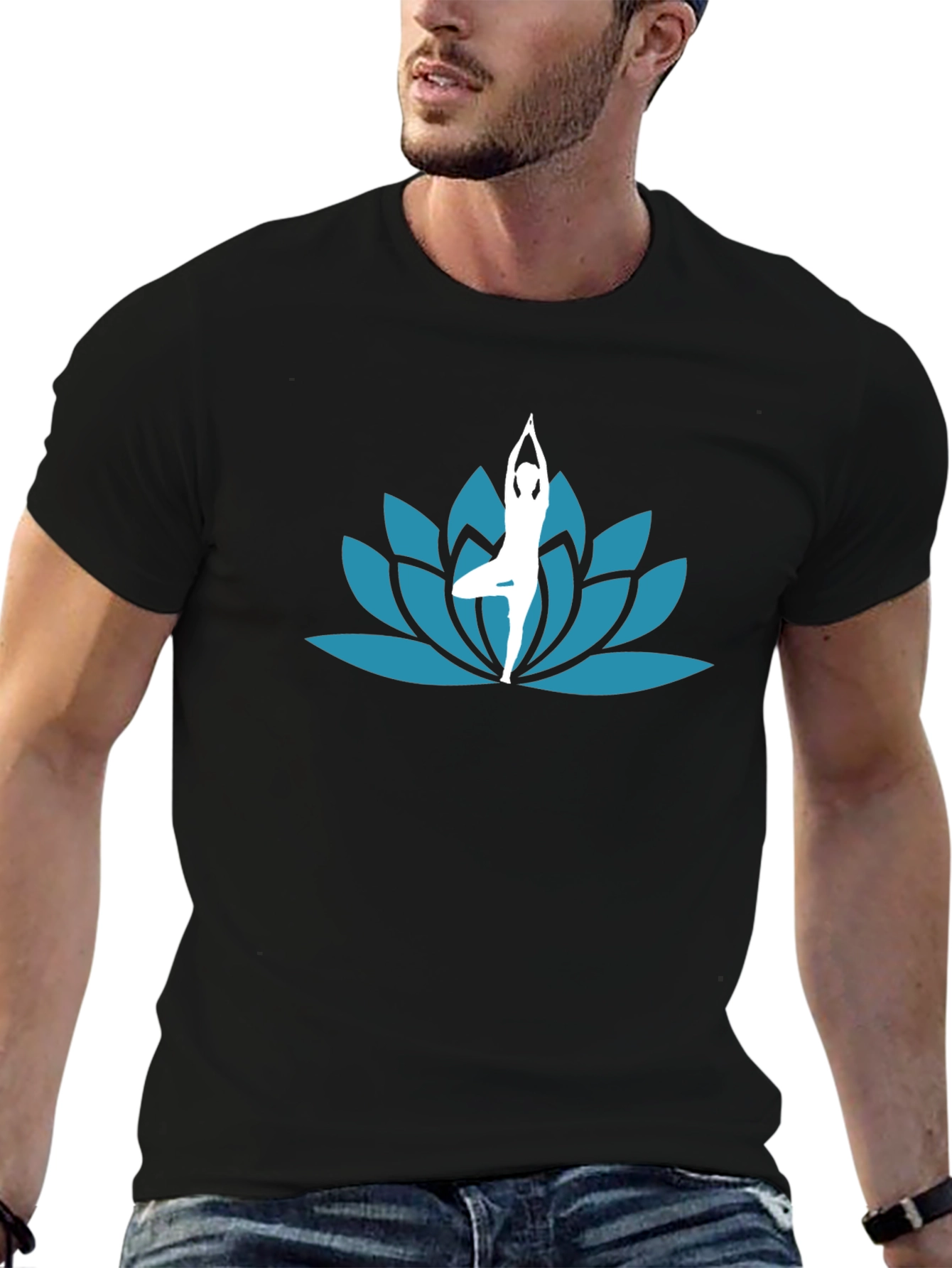 Yoga Lotus T-Shirt - Find Your Zen