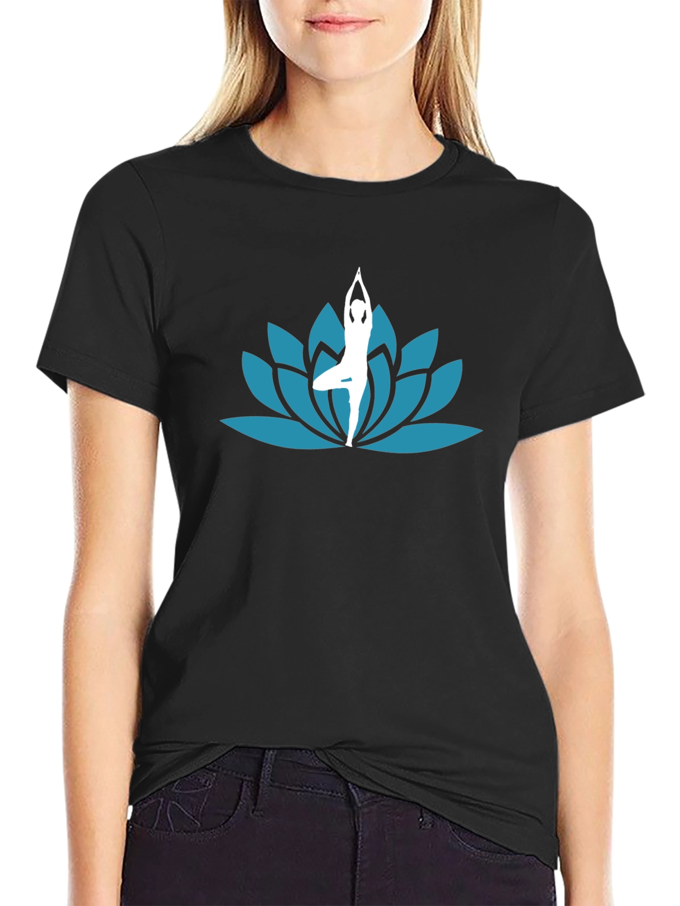 Yoga Lotus T-Shirt - Find Your Zen