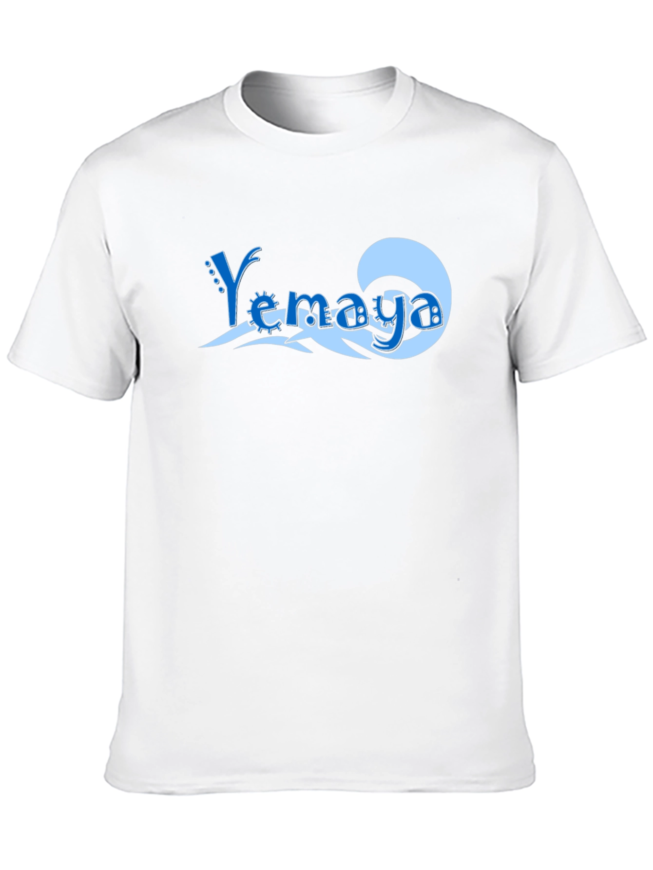 Yemaya Wave Black Tee - Ocean Lovers Gift