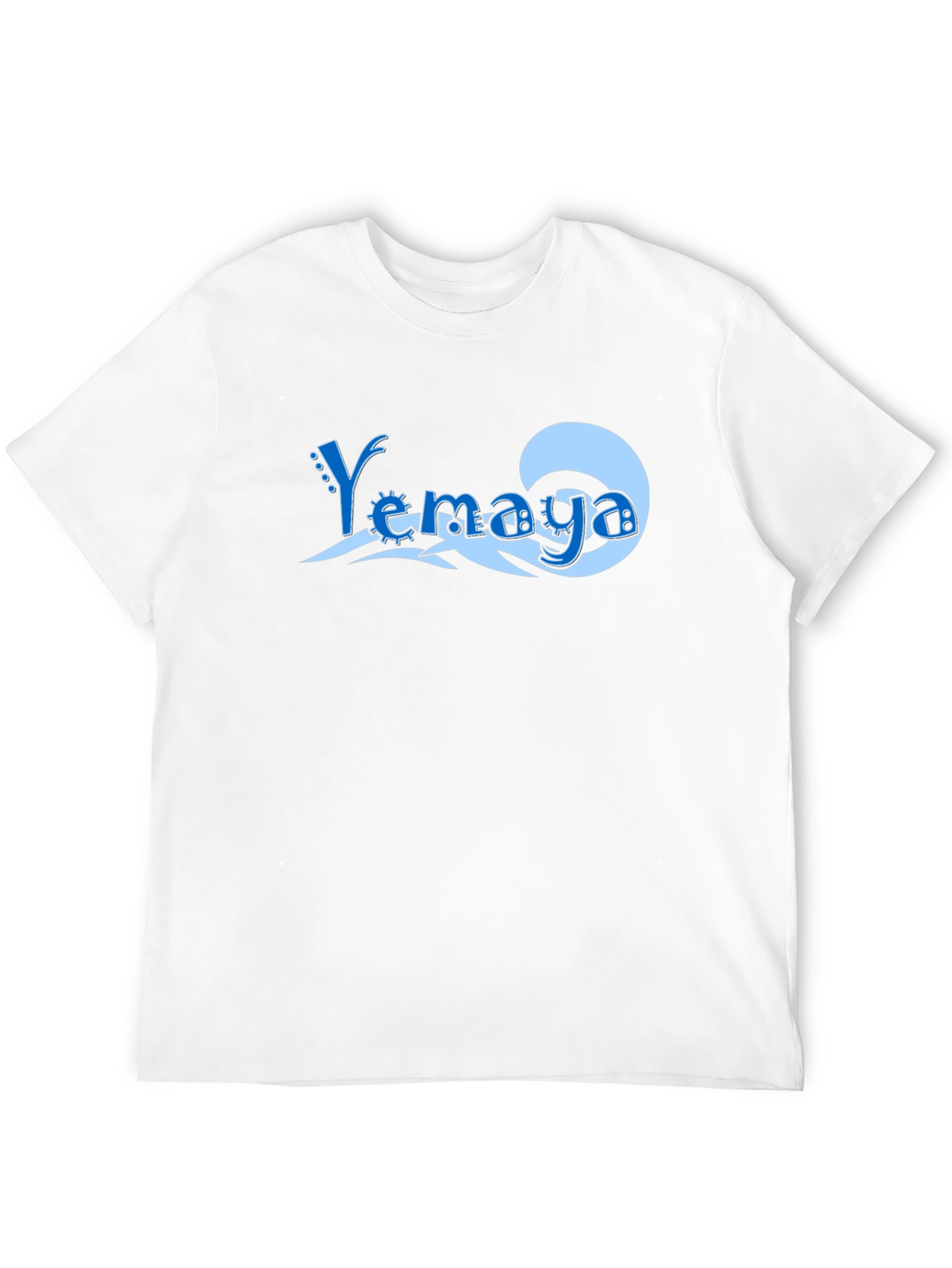 Yemaya Wave Black Tee - Ocean Lovers Gift