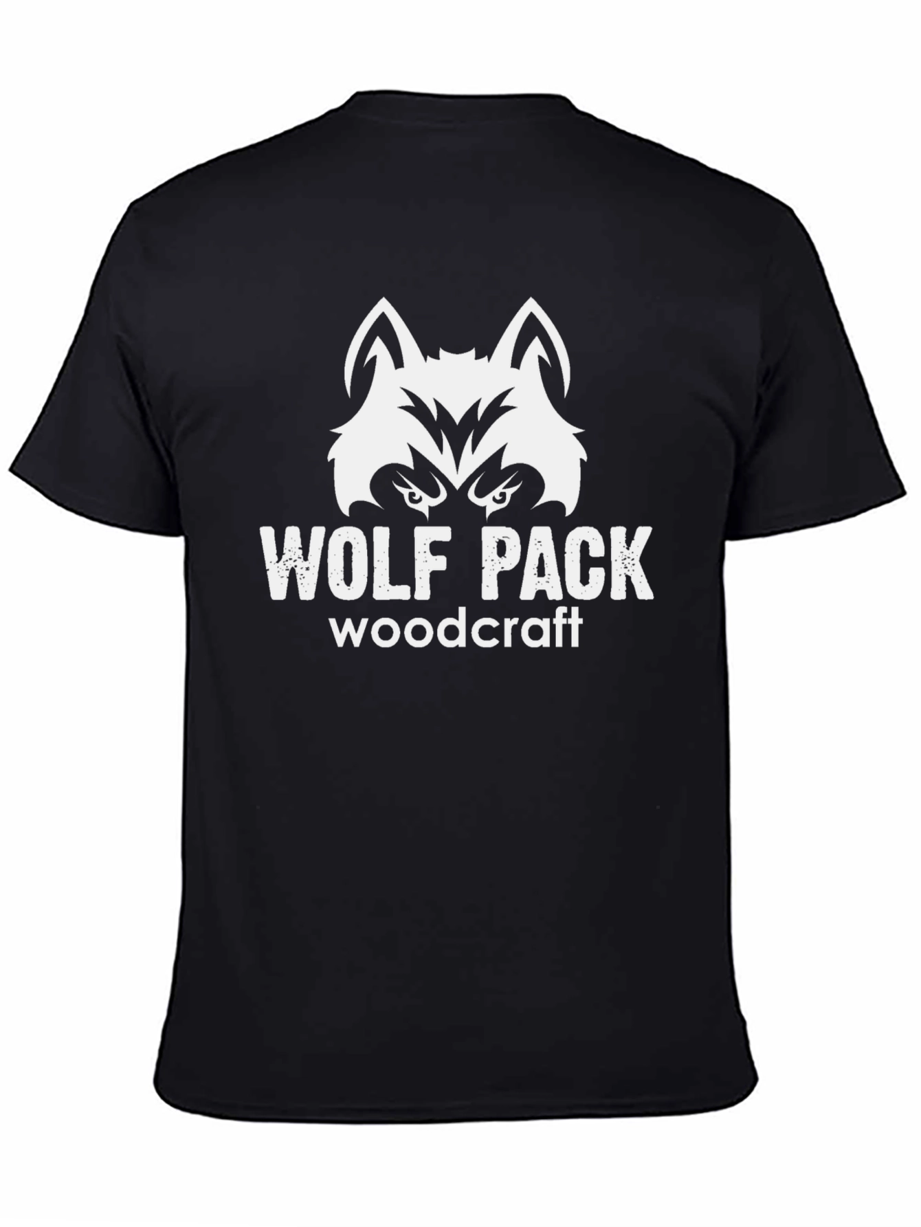 Wolf Pack Woodcraft Black T-Shirt