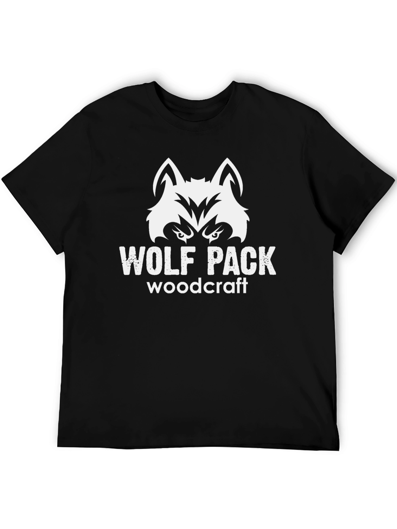 Wolf Pack Woodcraft Black T-Shirt