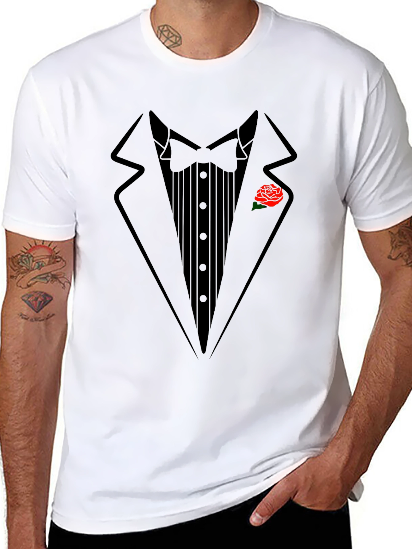 Tuxedo Graphic T-Shirt - Formal Fun!