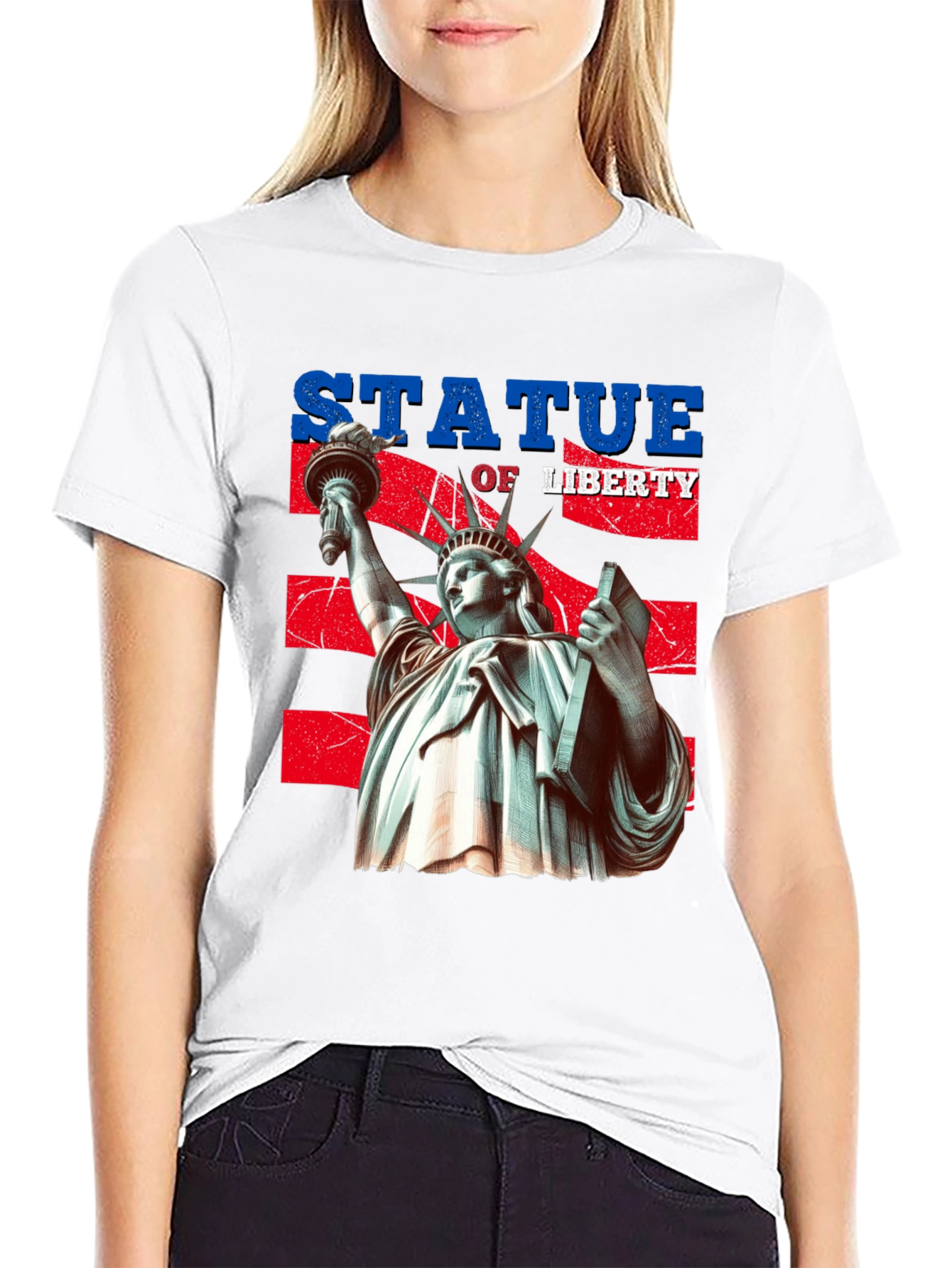 Statue of Liberty Patriotic T-Shirt