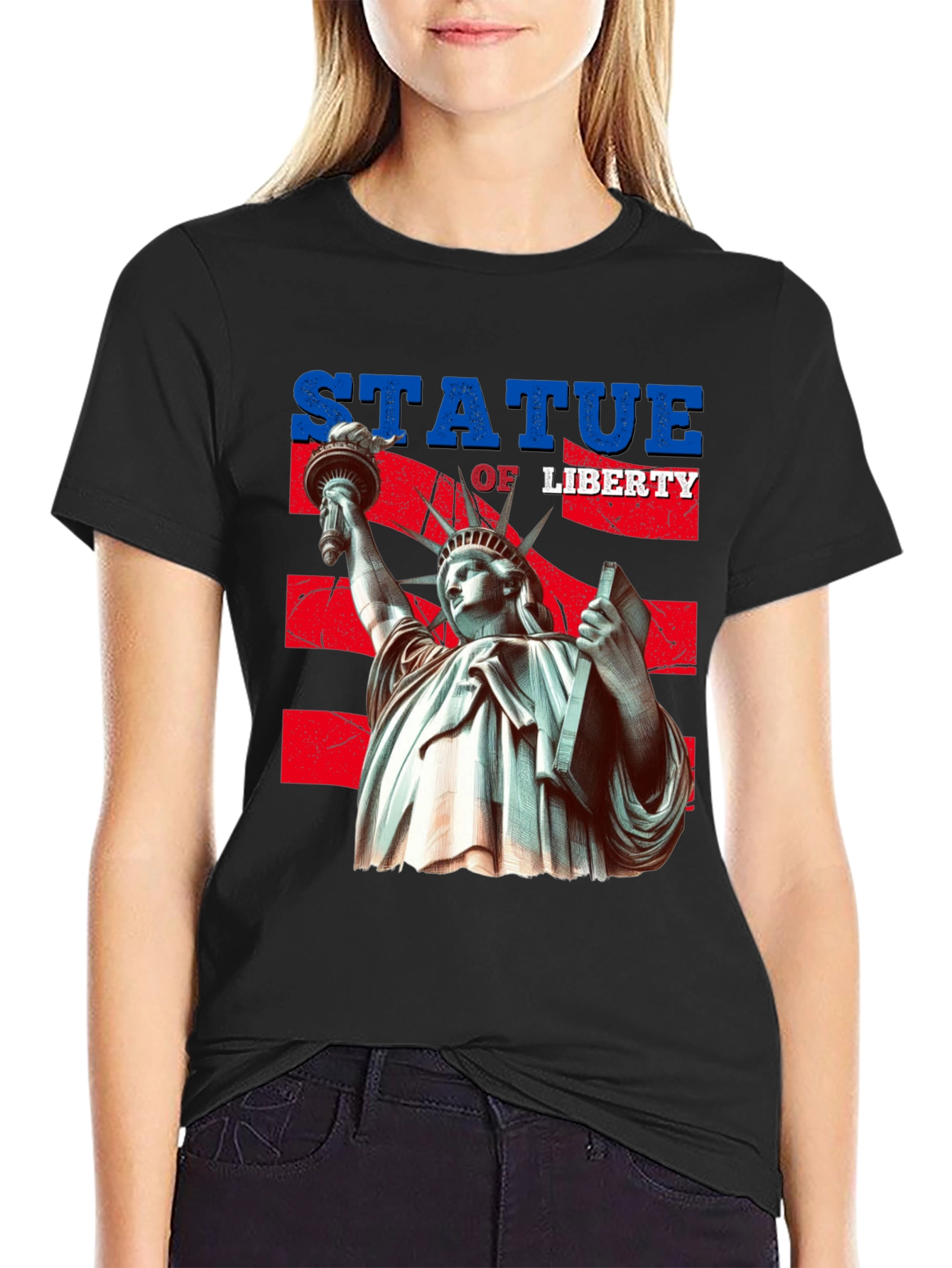 Statue of Liberty Patriotic T-Shirt