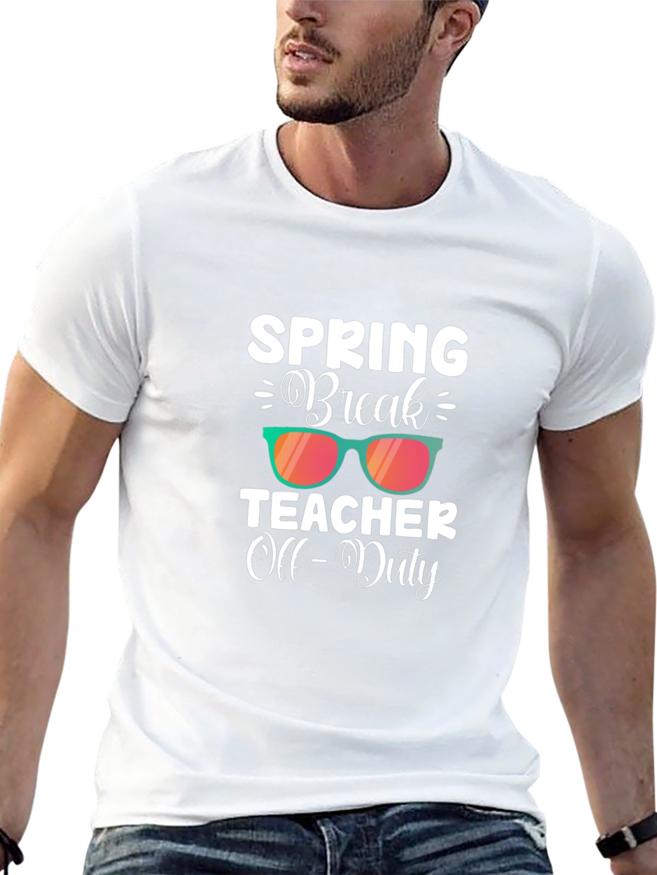 Spring Break Teacher Off-Duty Graphic Tee