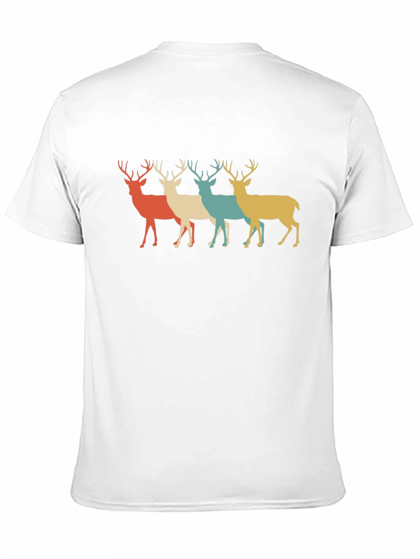 Retro Deer Silhouette Graphic Tee