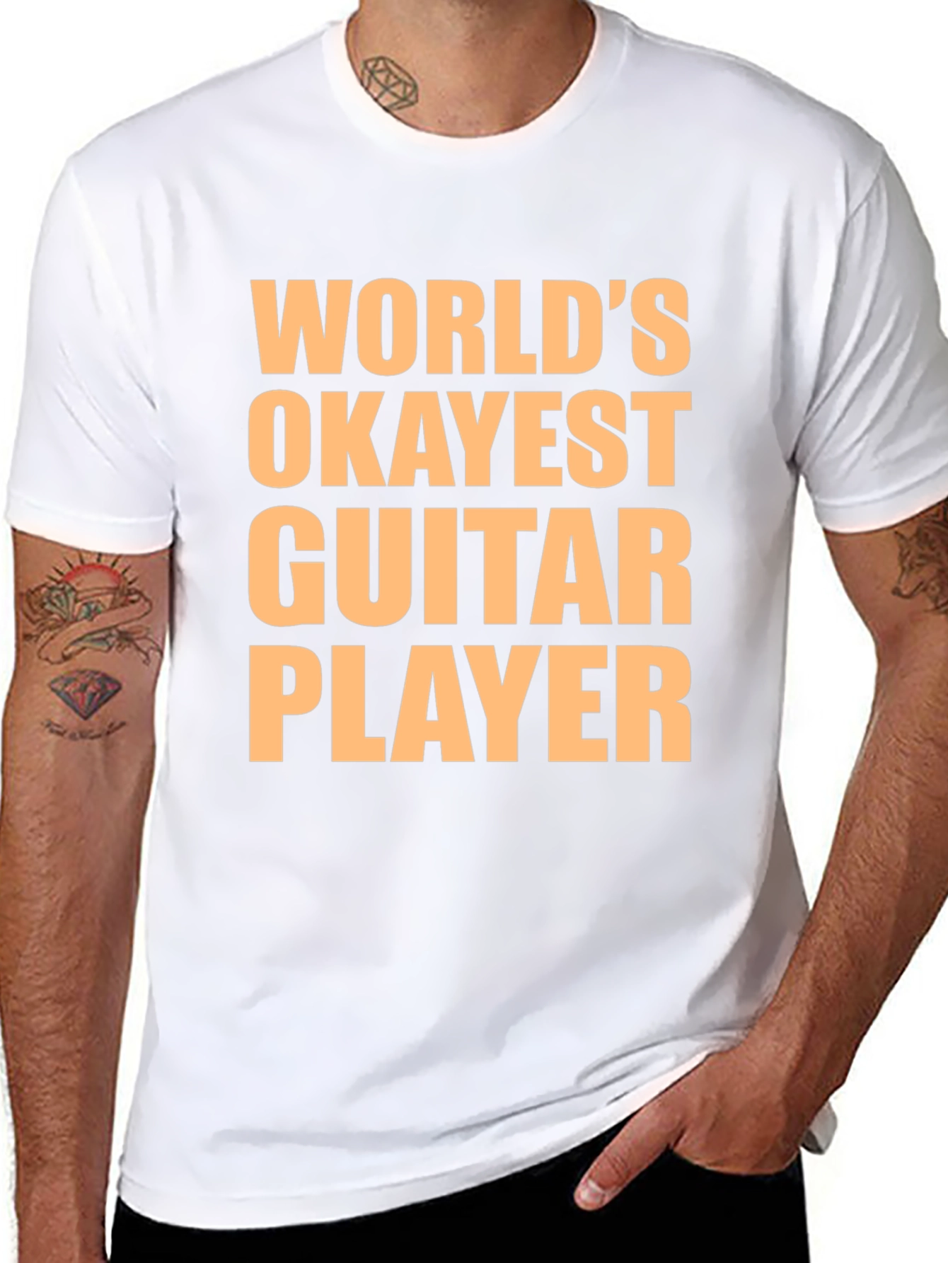 Worlds Okayest Guitar Player Graphic Tee