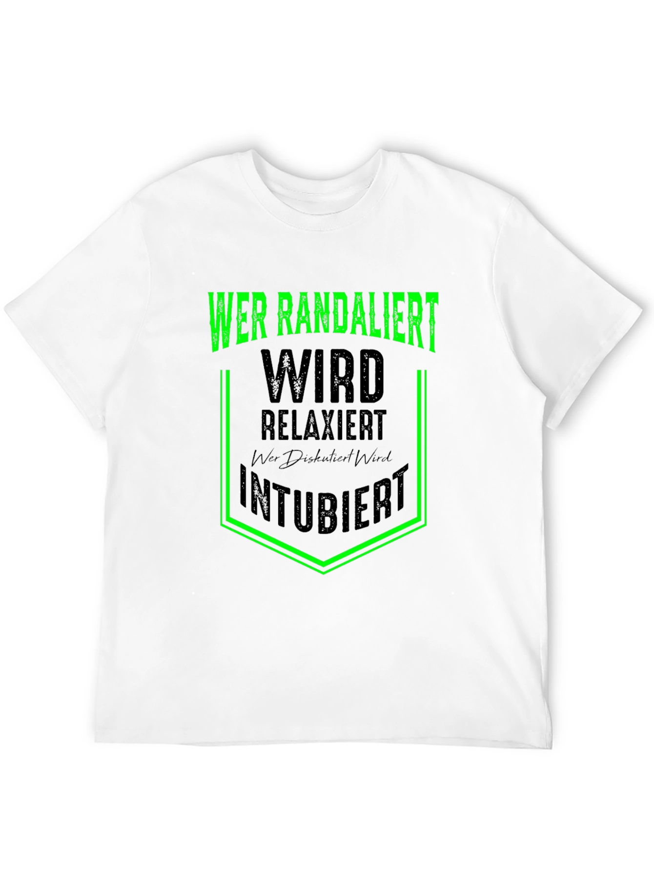 Wer Randaliert Funny German T-Shirt