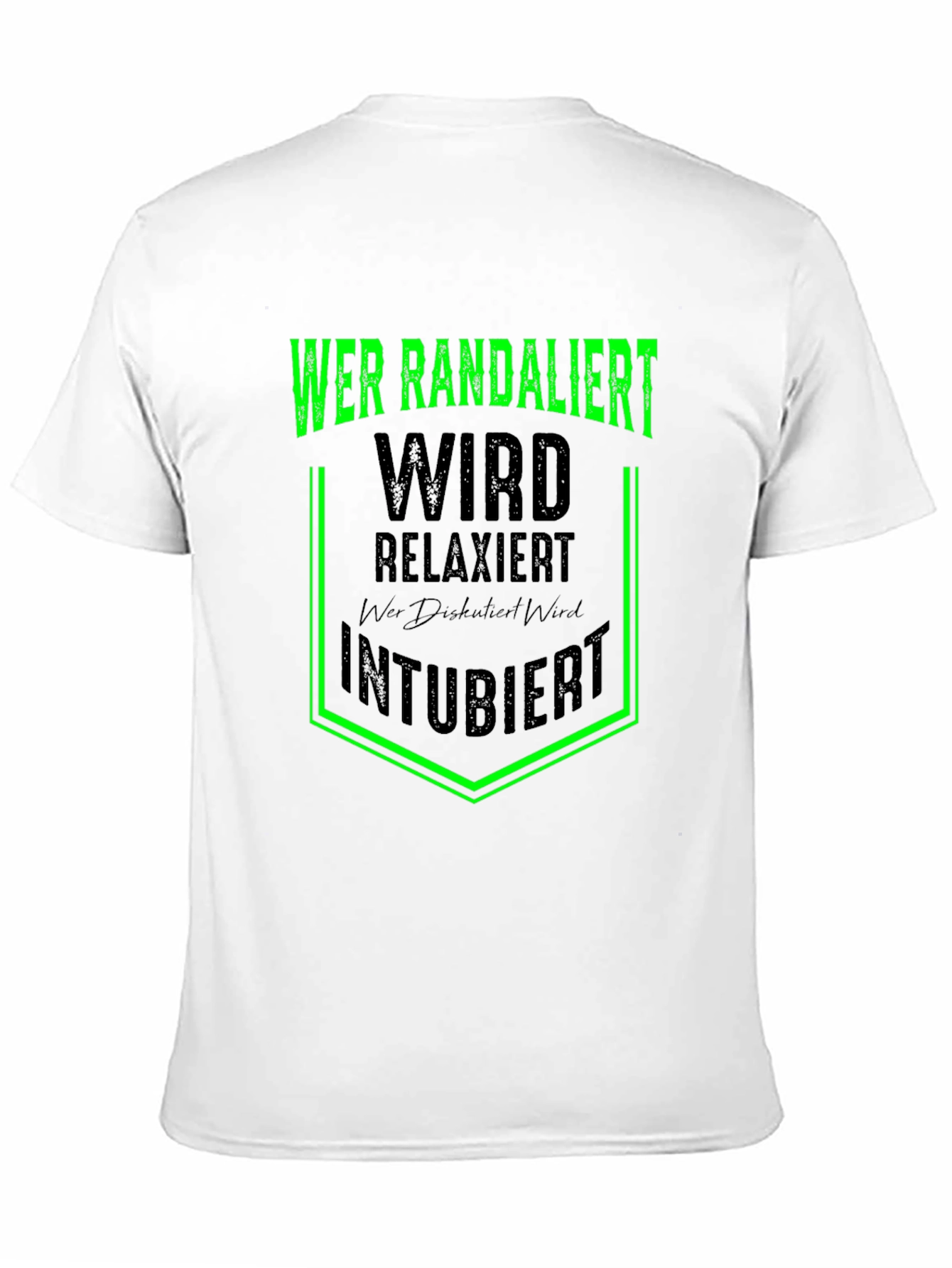 Wer Randaliert Funny German T-Shirt