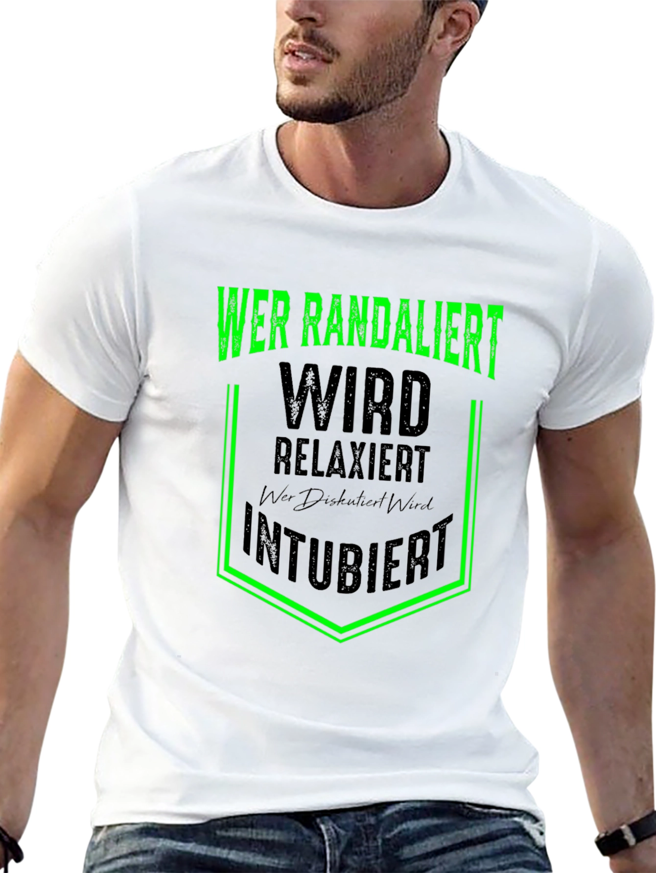 Wer Randaliert Funny German T-Shirt