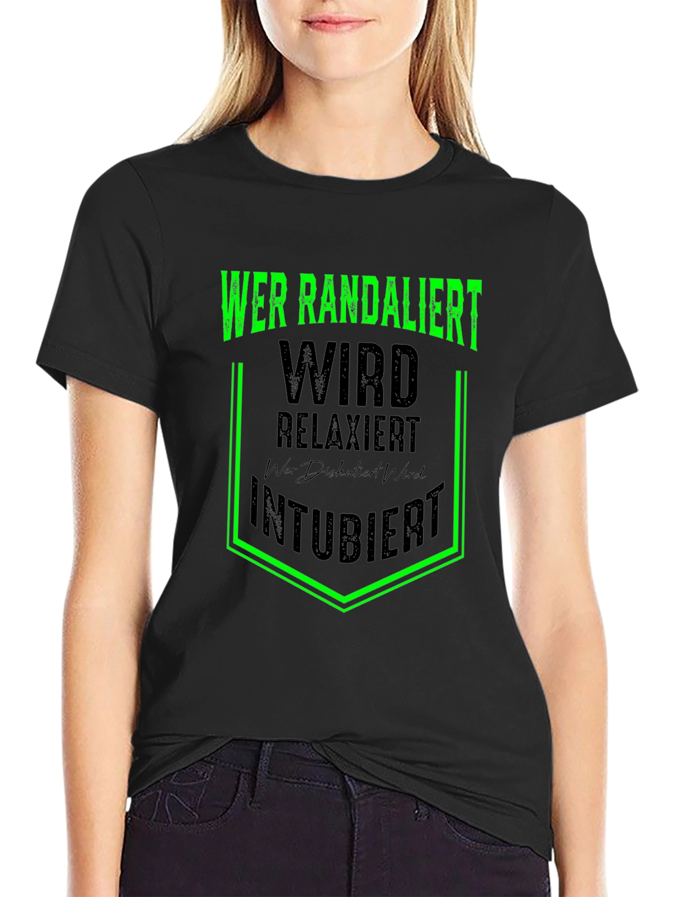 Wer Randaliert Funny German T-Shirt
