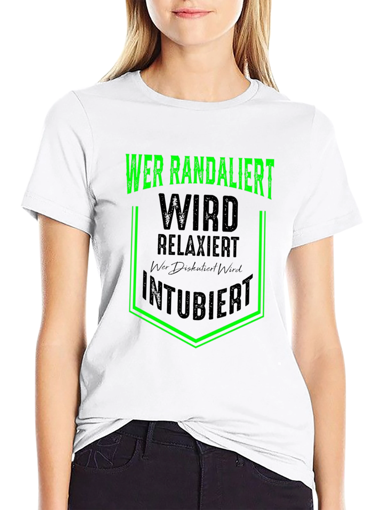 Wer Randaliert Funny German T-Shirt