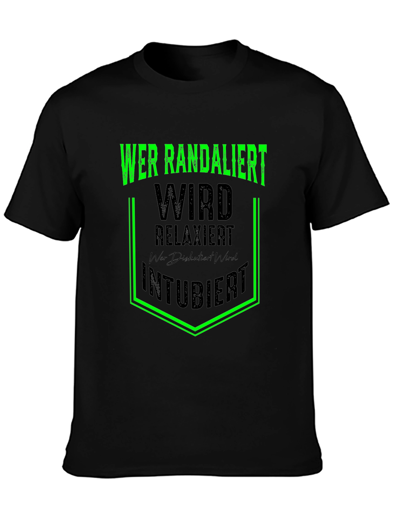 Wer Randaliert Funny German T-Shirt