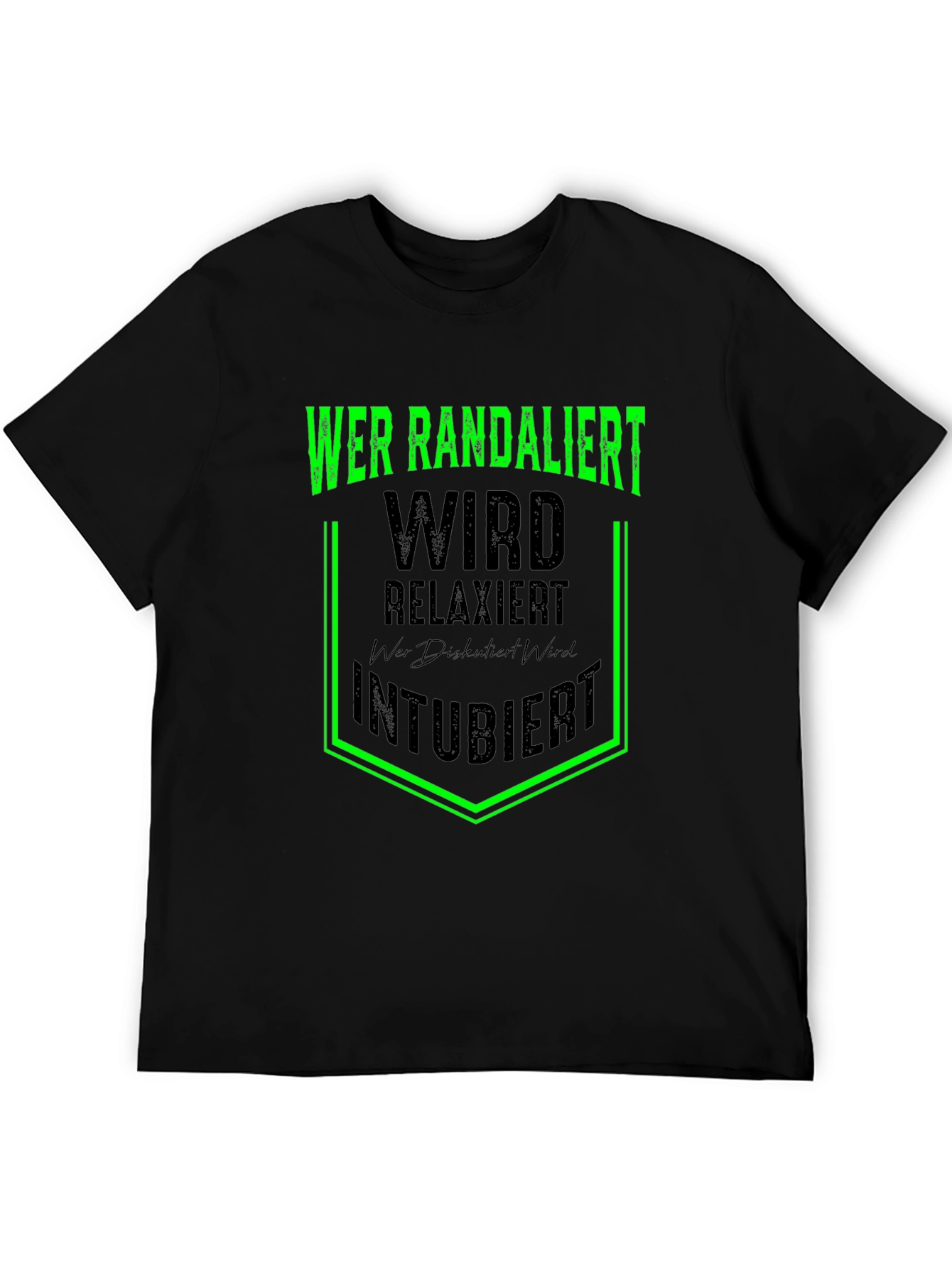 Wer Randaliert Funny German T-Shirt