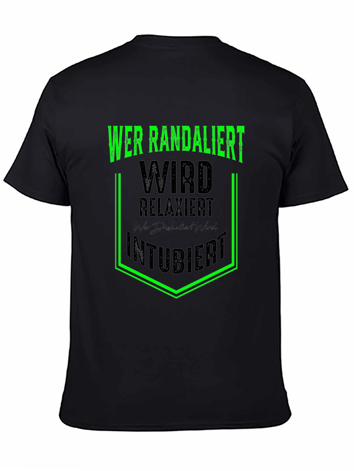 Wer Randaliert Funny German T-Shirt