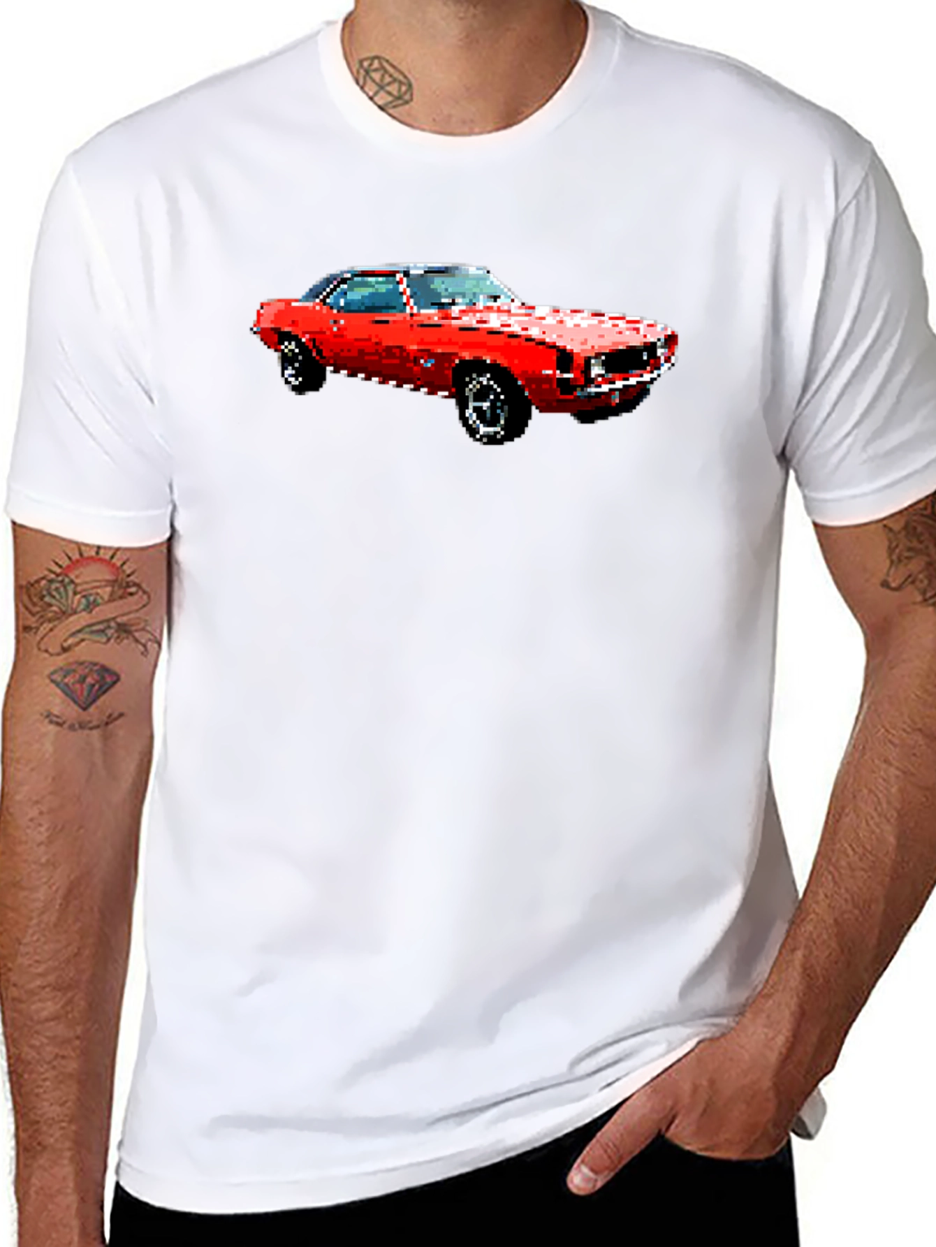 Retro Car Graphic Tee - Classic Style