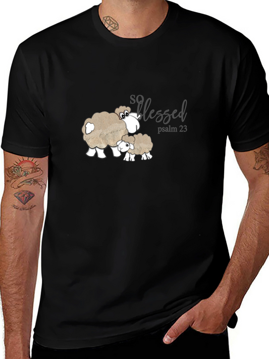 So Blessed Psalm 23 Sheep T-Shirt