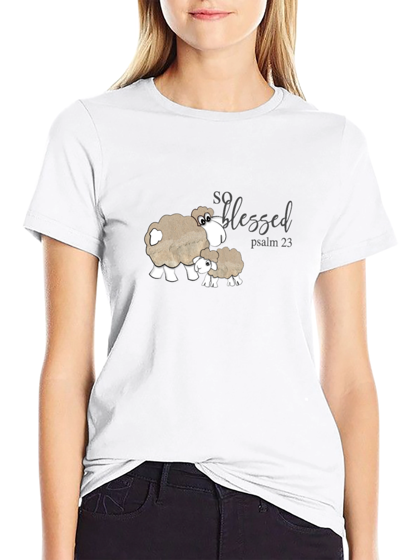 So Blessed Psalm 23 Sheep T-Shirt