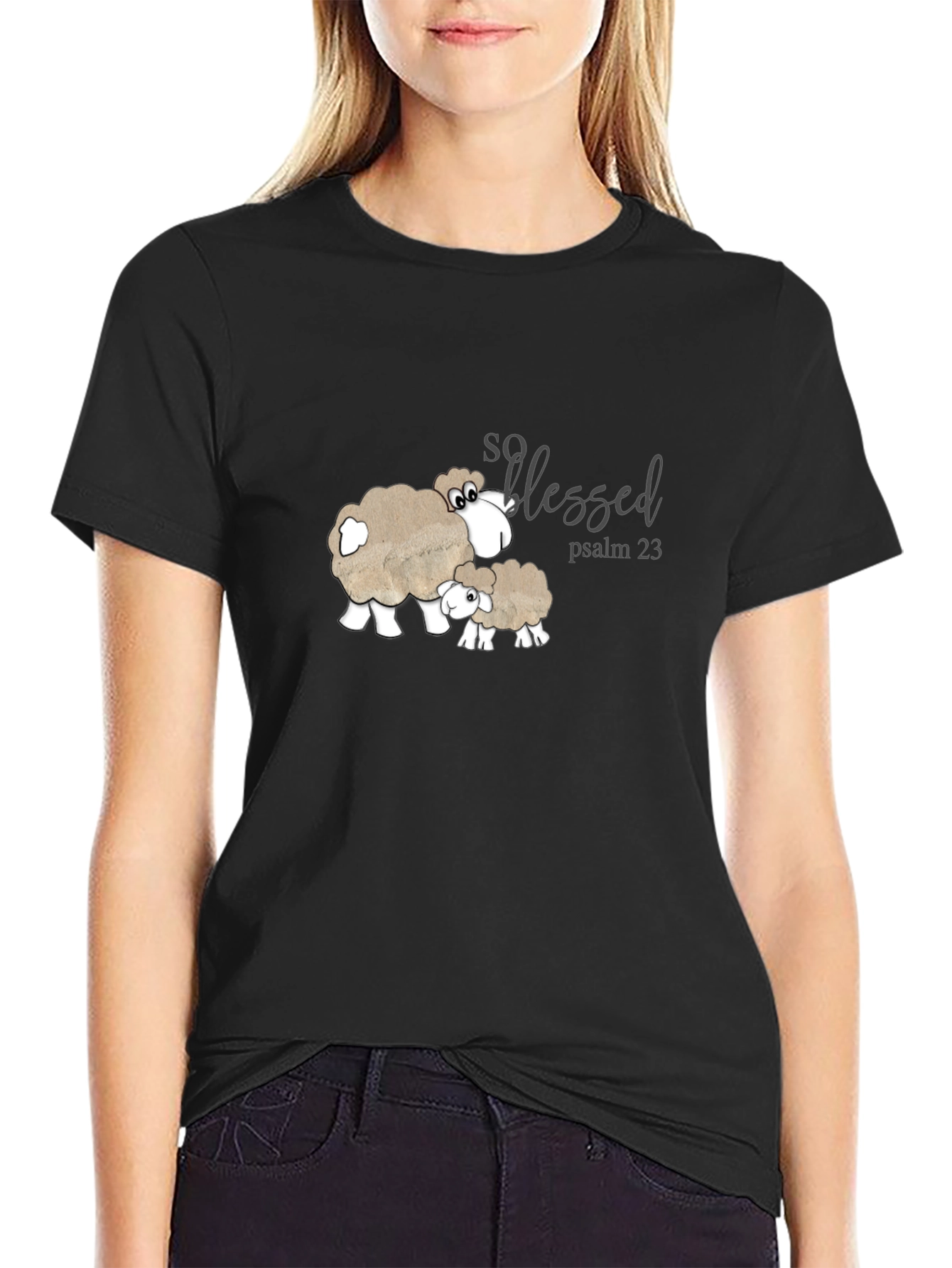 So Blessed Psalm 23 Sheep T-Shirt