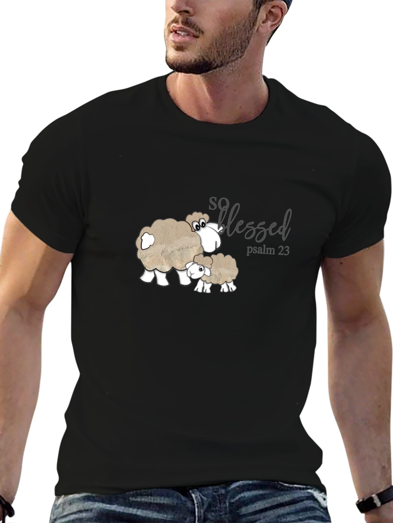 So Blessed Psalm 23 Sheep T-Shirt