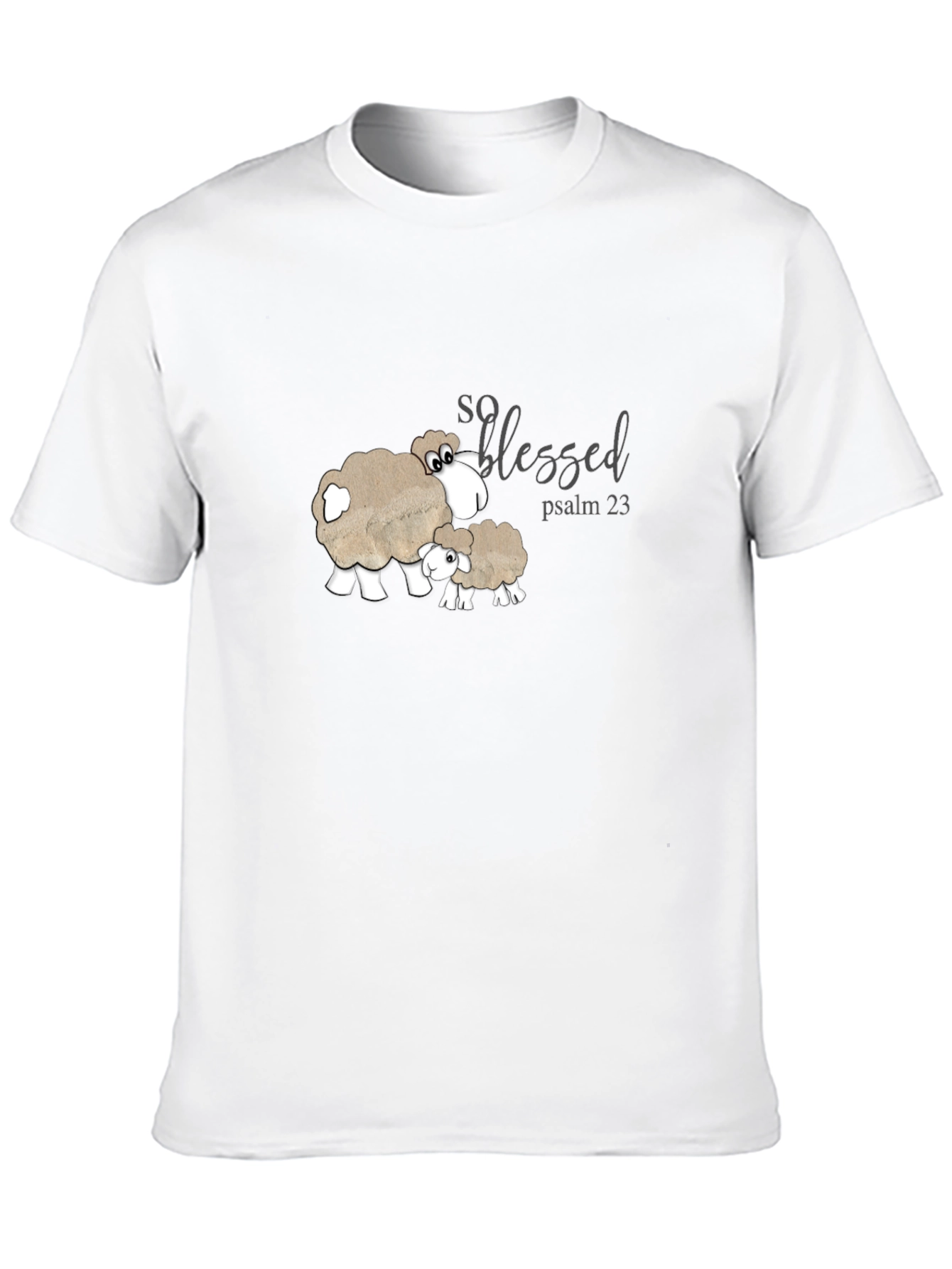 So Blessed Psalm 23 Sheep T-Shirt