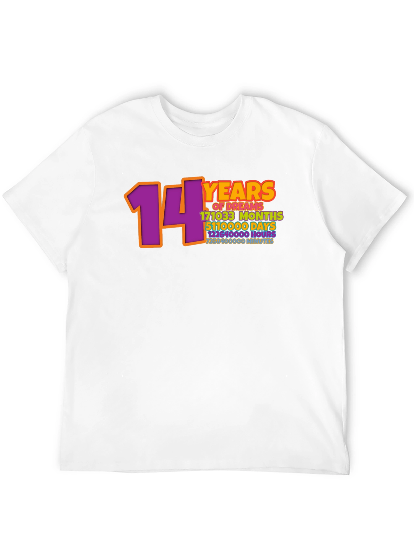 14 Years of Dreams Graphic T-Shirt