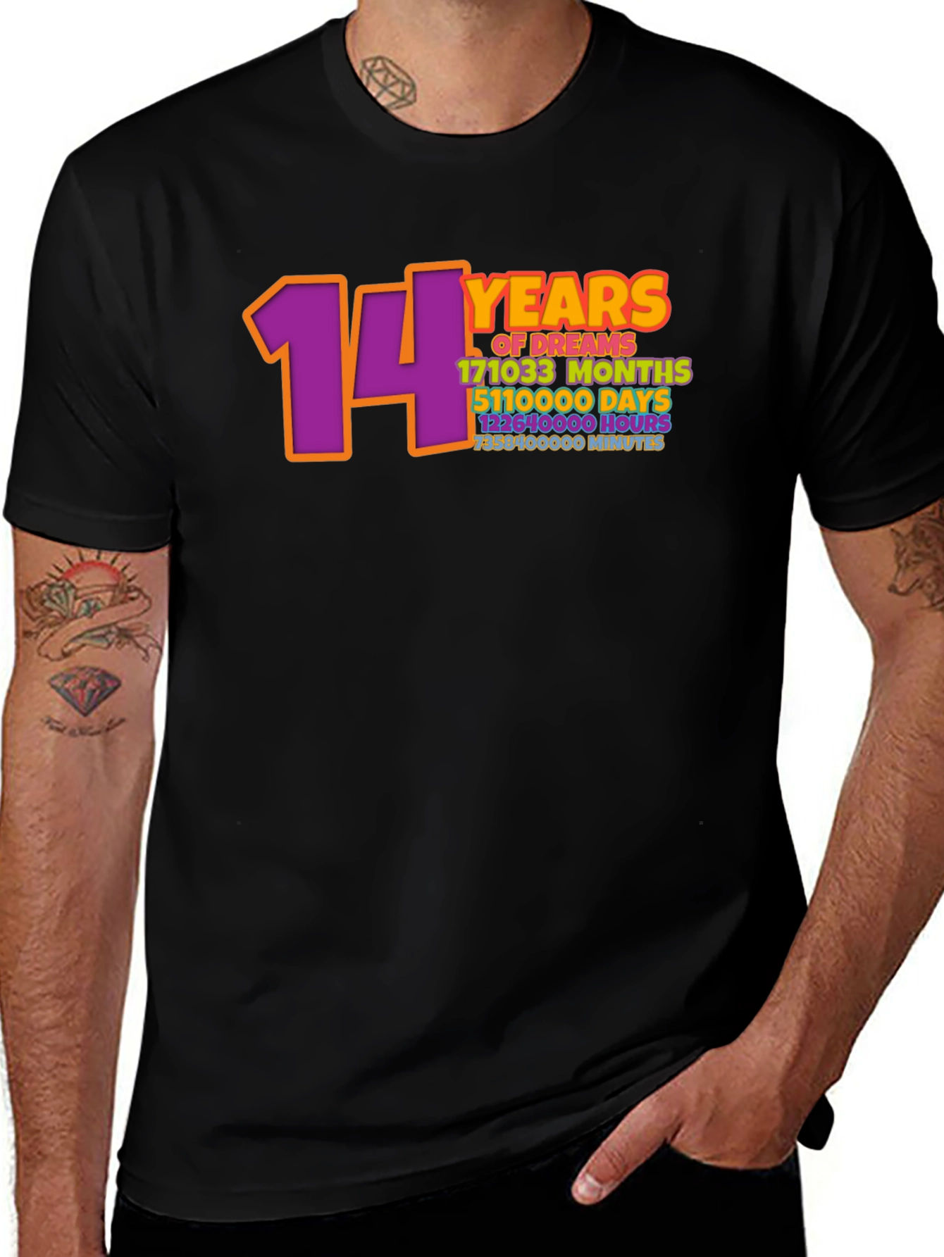 14 Years of Dreams Graphic T-Shirt
