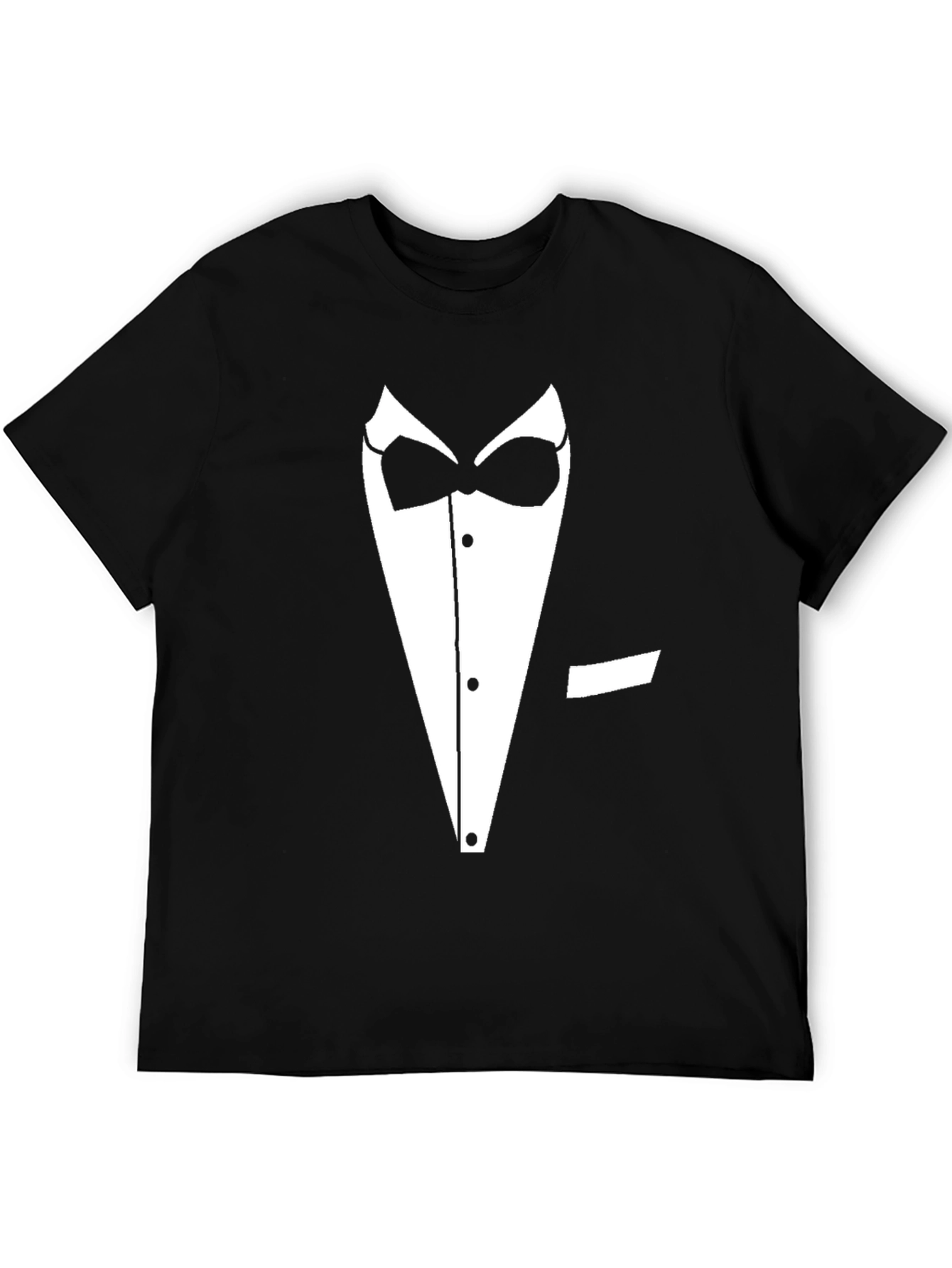 Tuxedo Graphic Tee - Classic Formal Design
