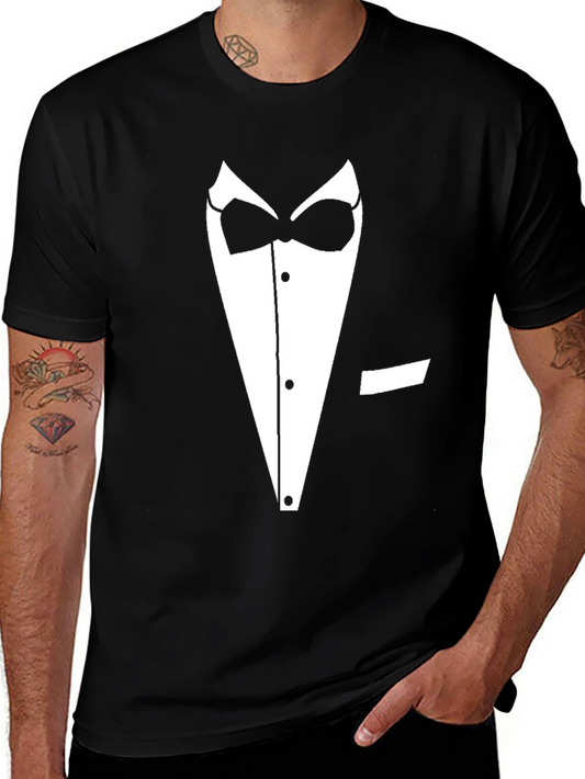 Tuxedo Graphic Tee - Classic Formal Design