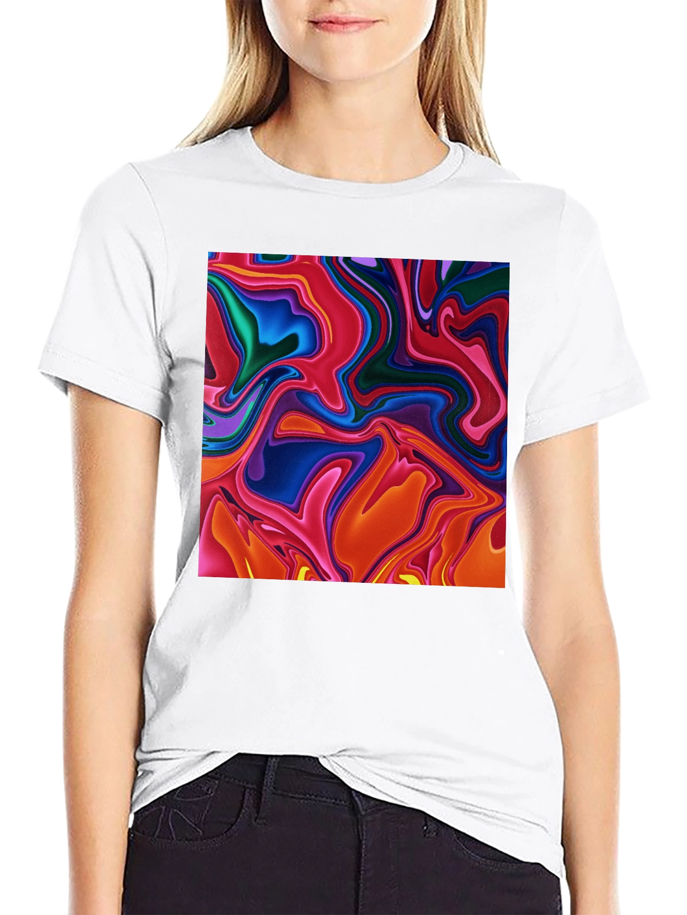 Abstract Swirl T-Shirt - Bold Statement Tee