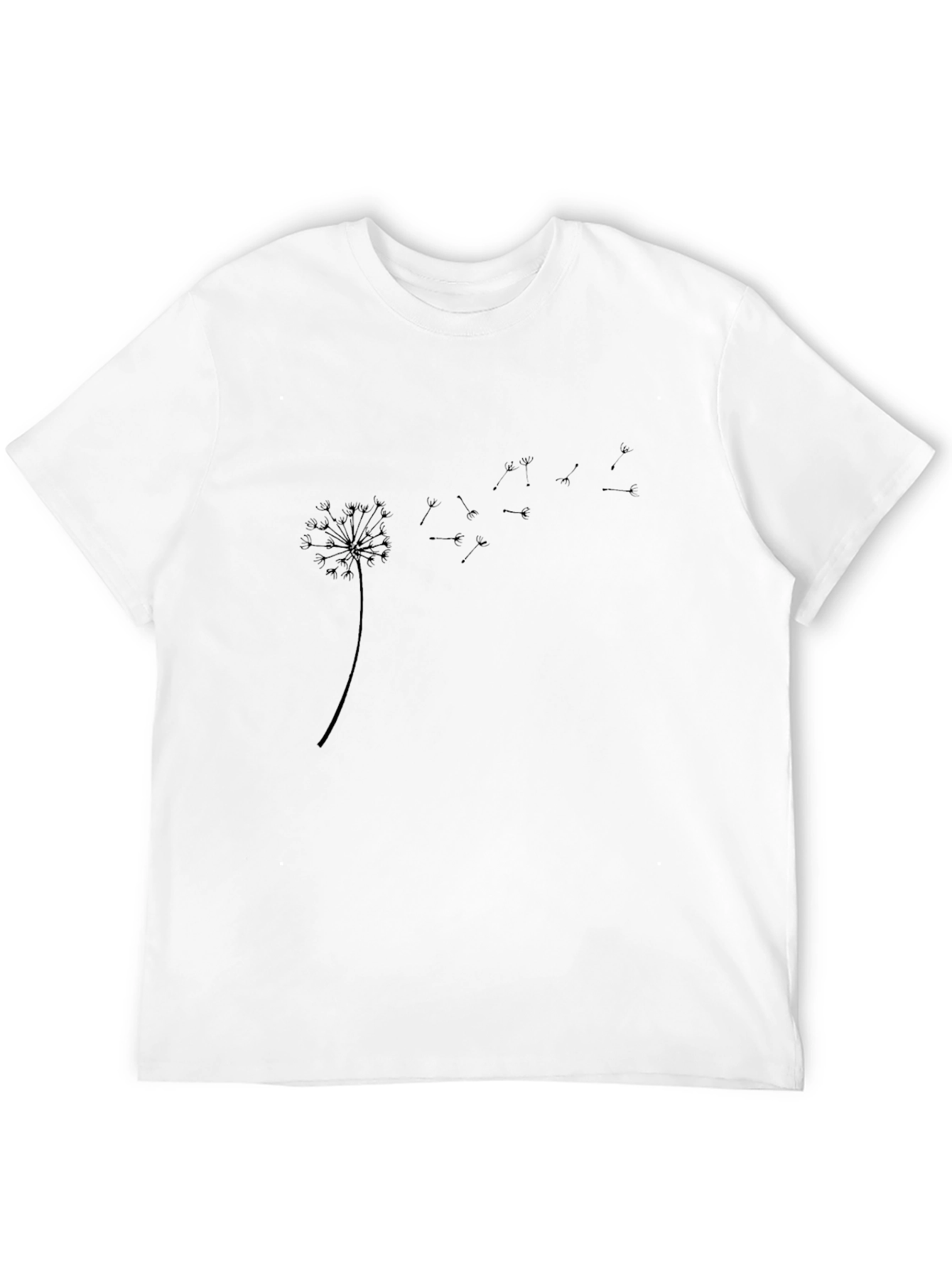 Black Dandelion Graphic T-Shirt