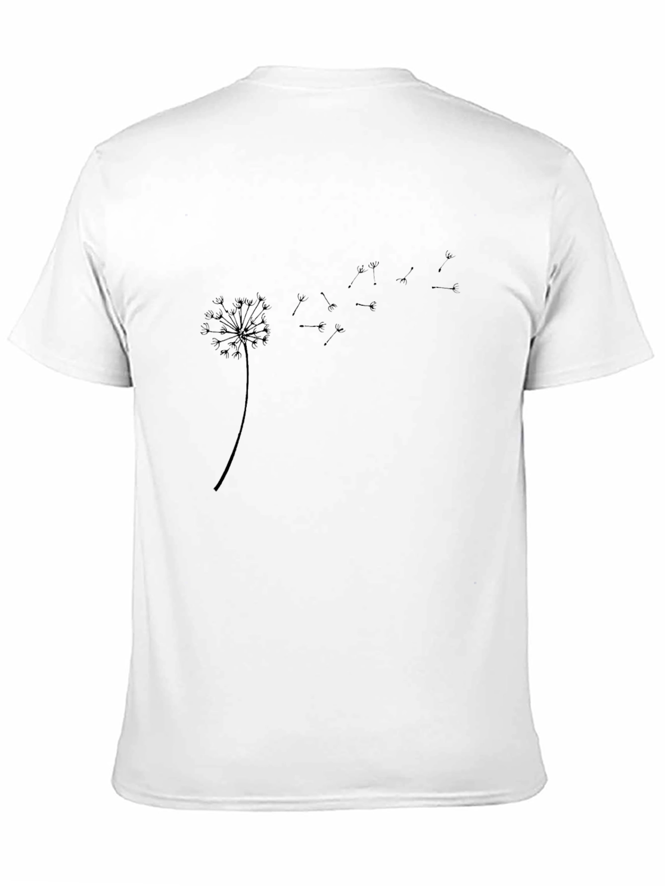 Black Dandelion Graphic T-Shirt