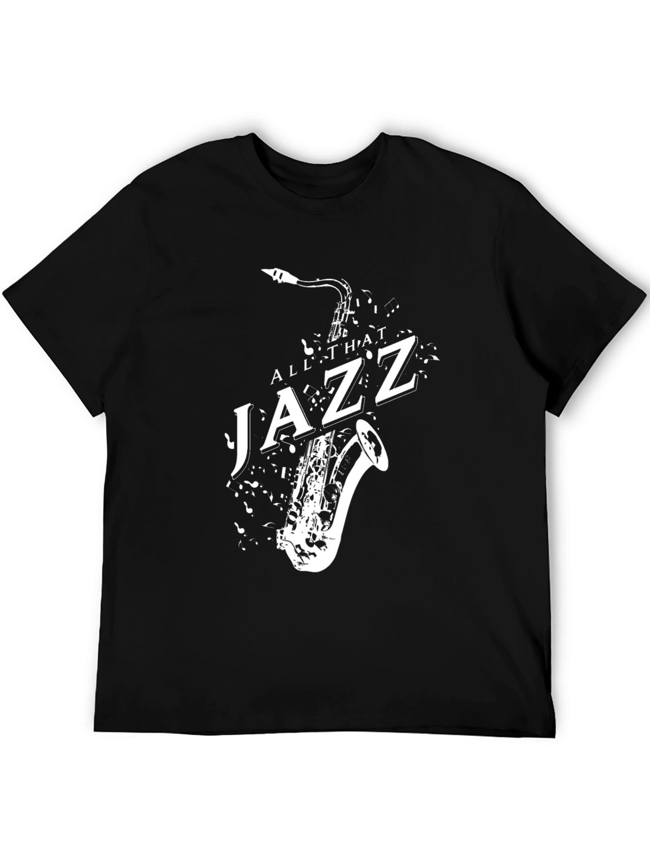 All That Jazz Saxophone Graphic T-Shirt