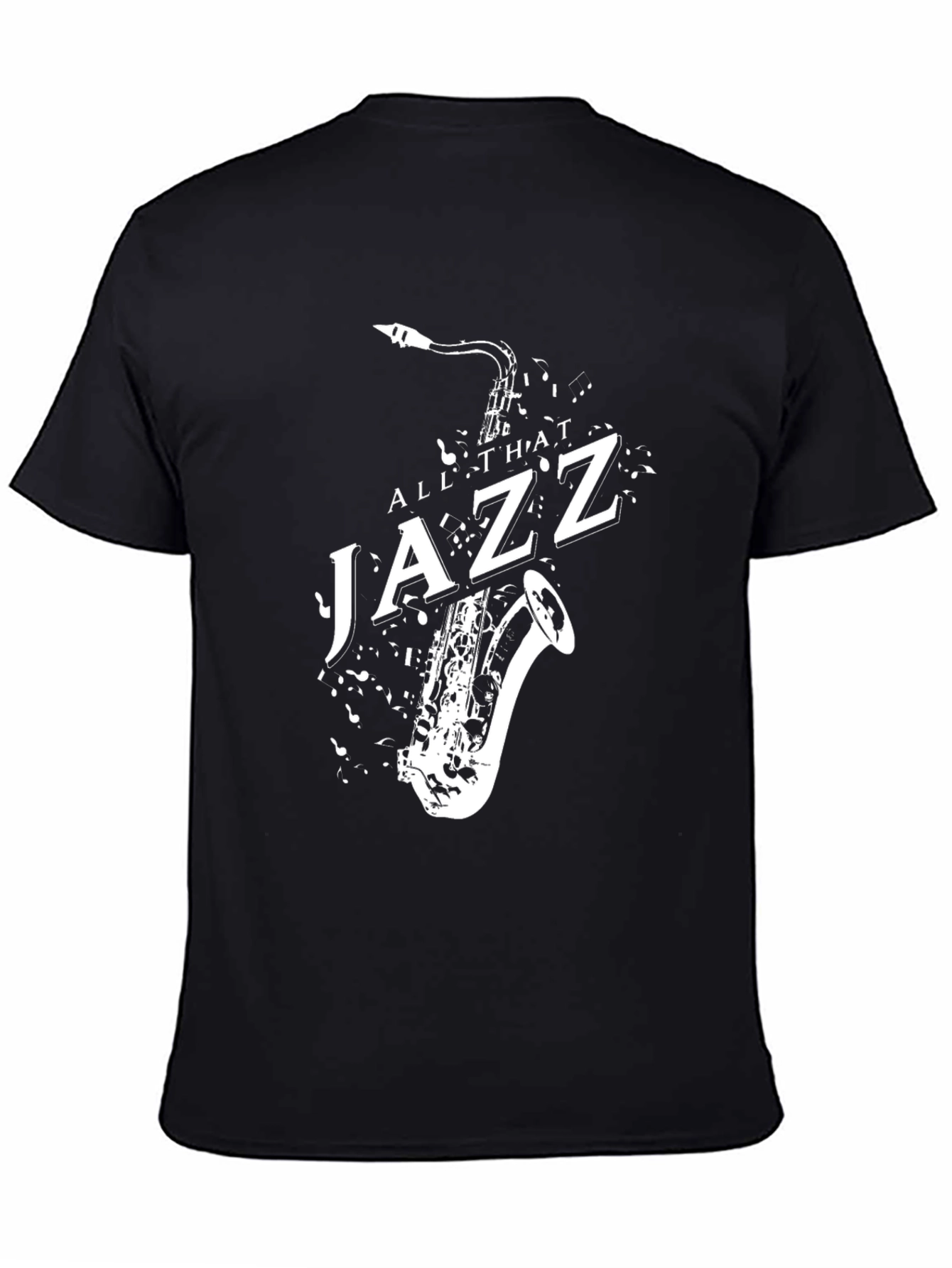 All That Jazz Saxophone Graphic T-Shirt