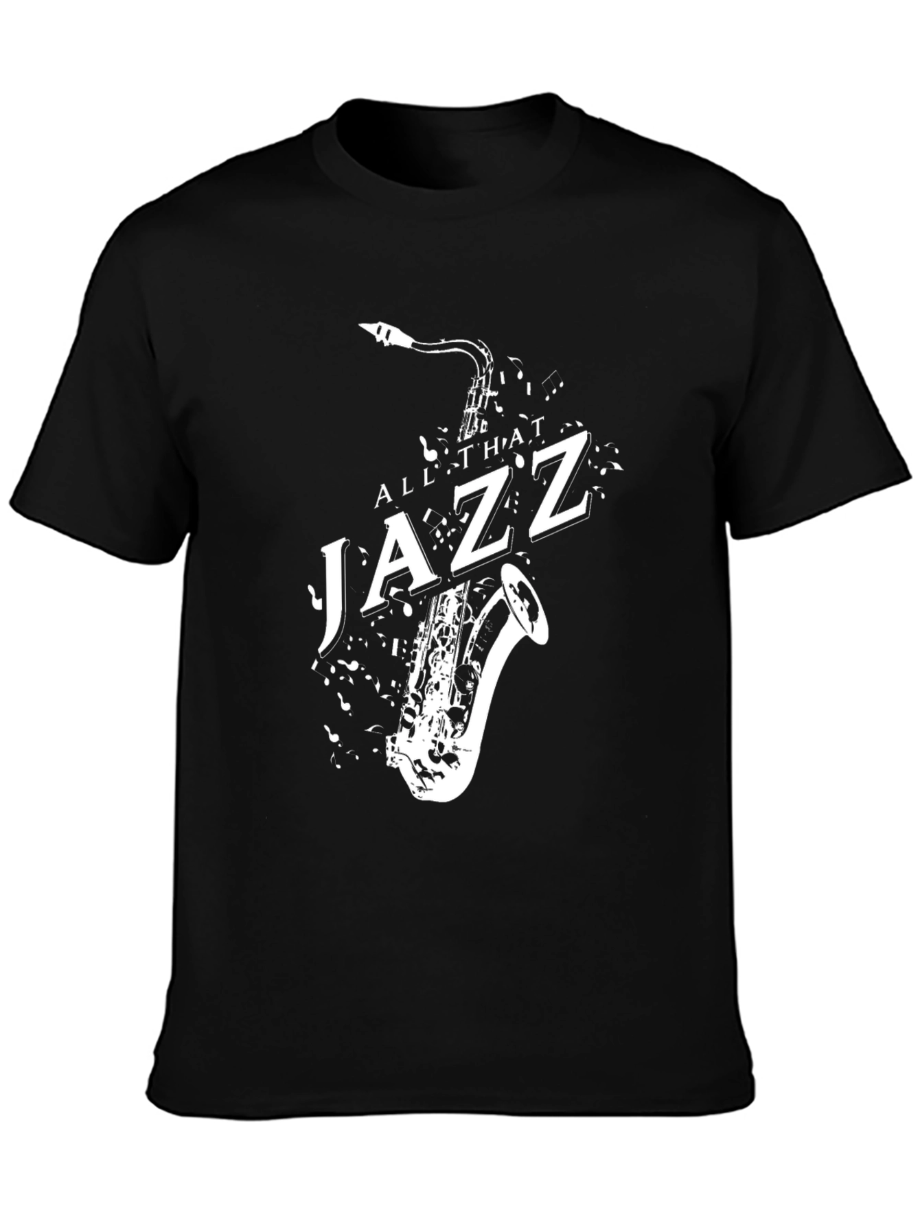 All That Jazz Saxophone Graphic T-Shirt