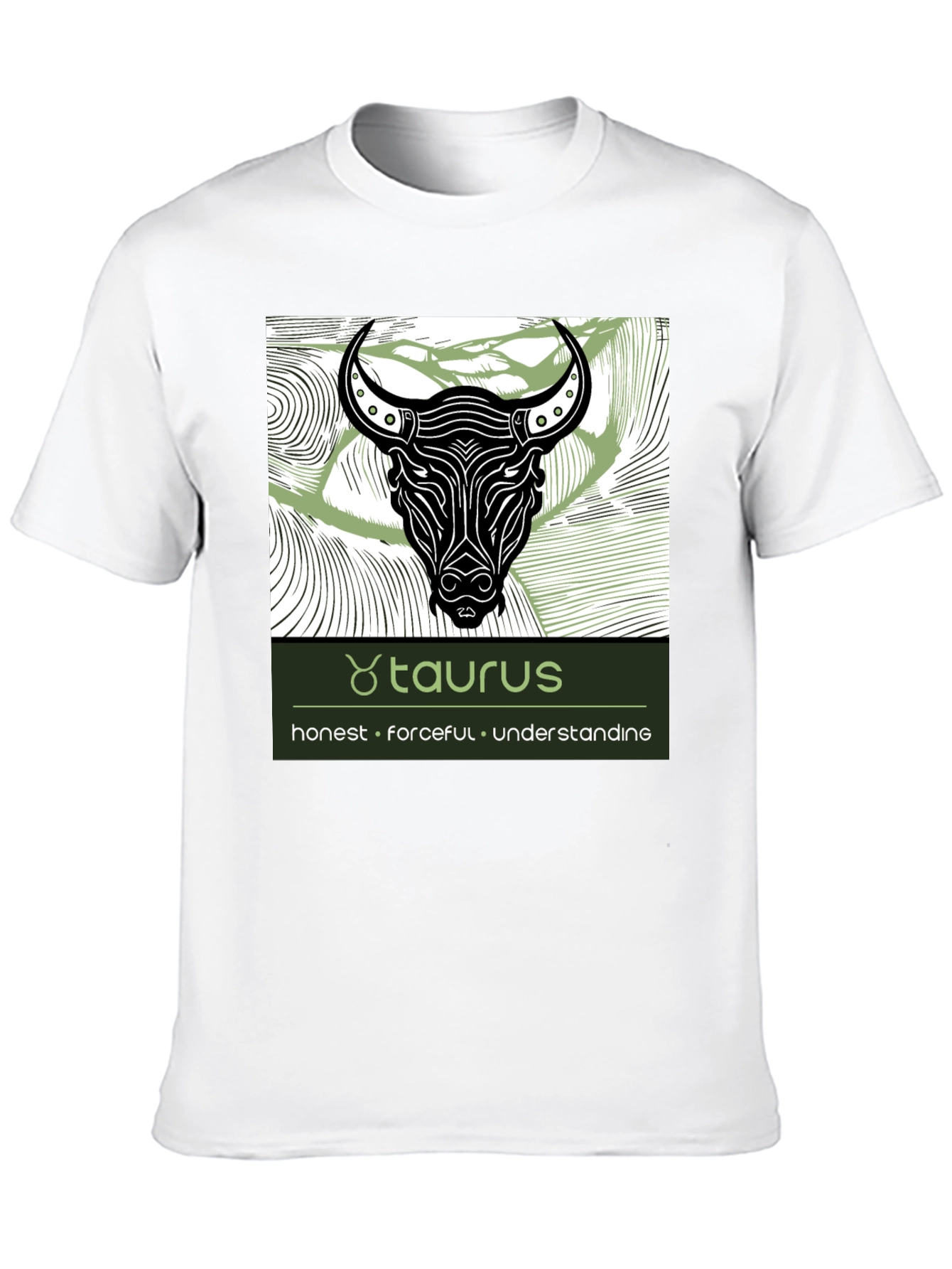 Taurus Zodiac Graphic Tee - Honest Forceful Understanding