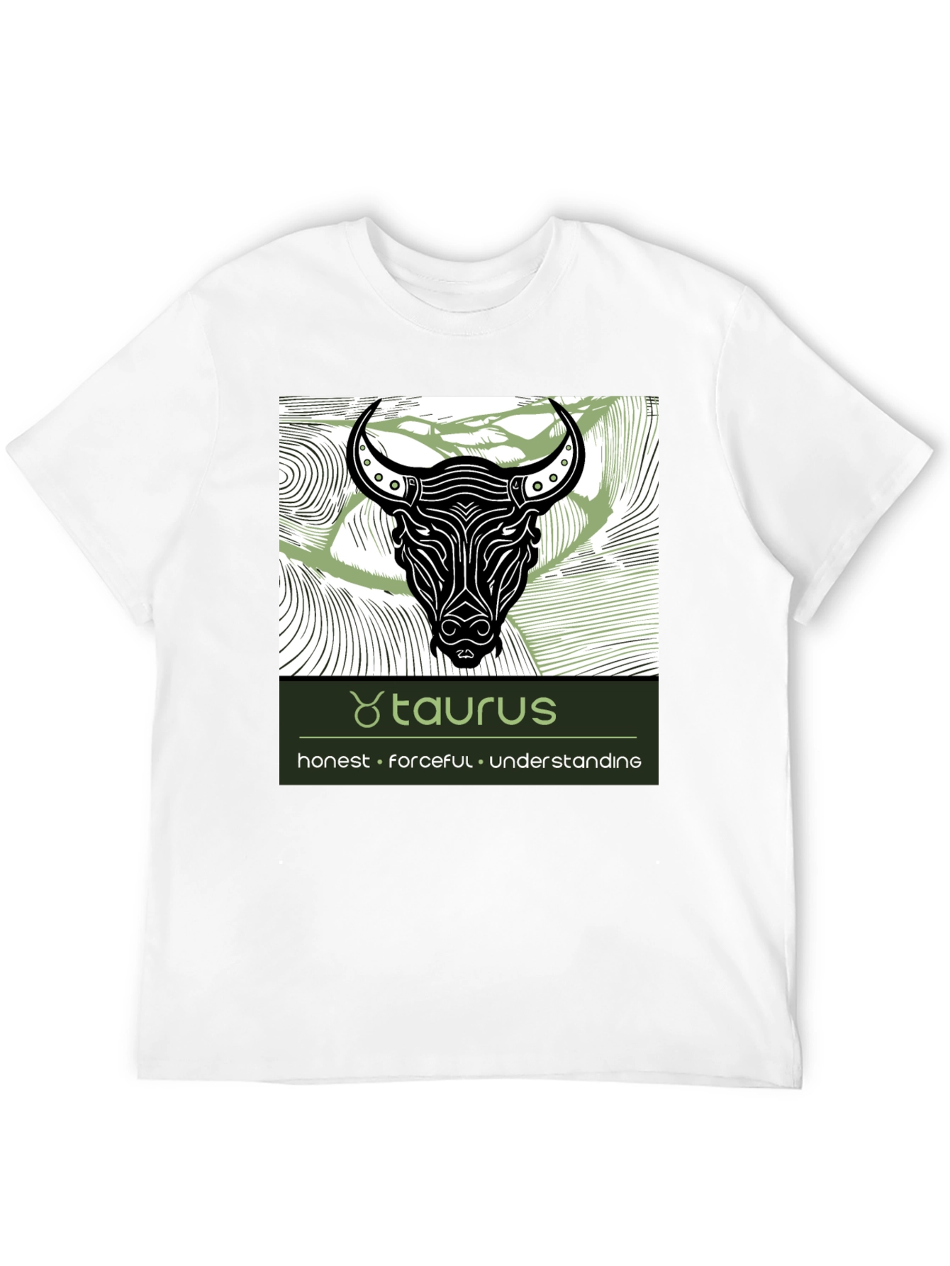 Taurus Zodiac Graphic Tee - Honest Forceful Understanding