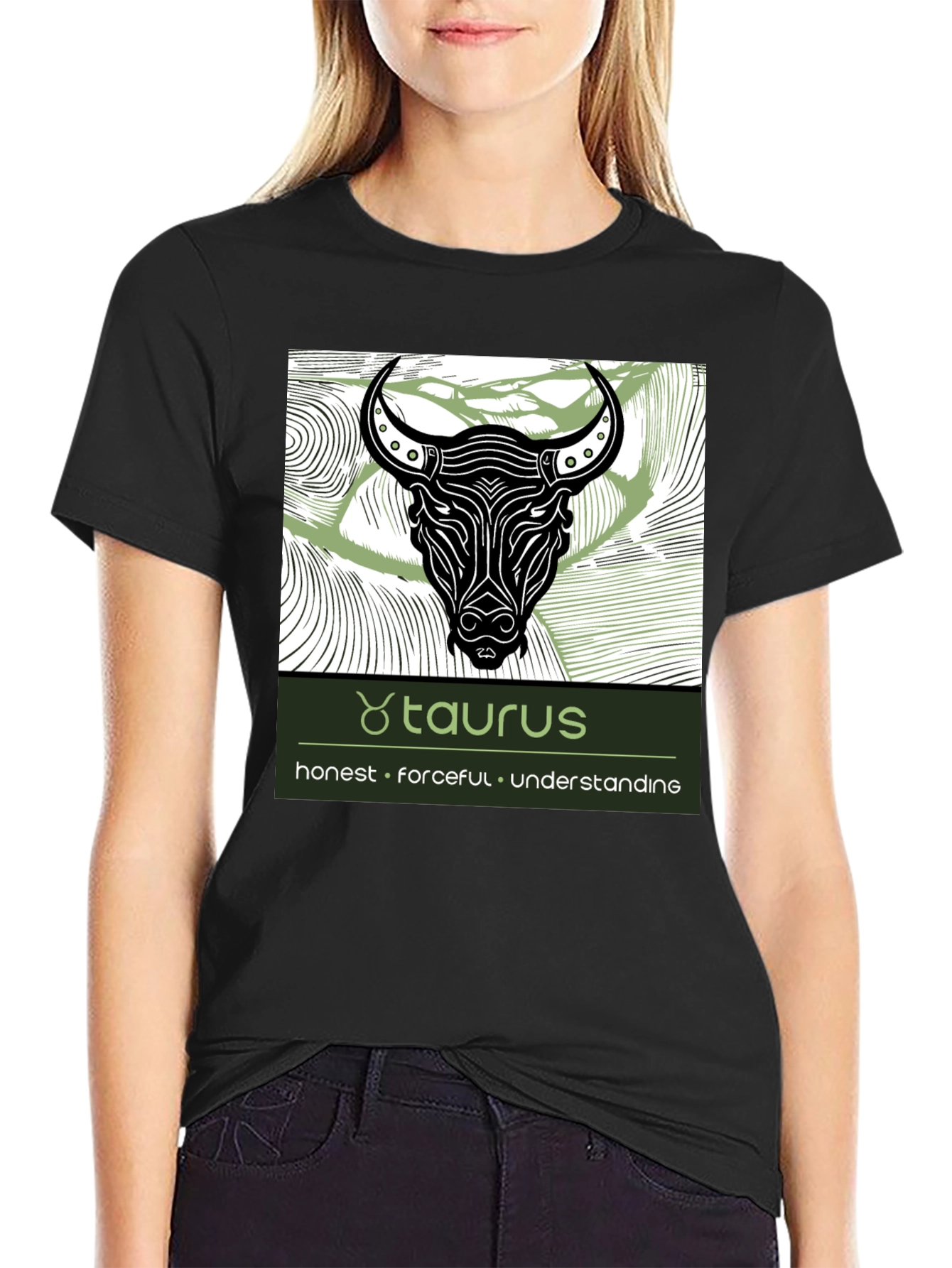 Taurus Zodiac Graphic Tee - Honest Forceful Understanding