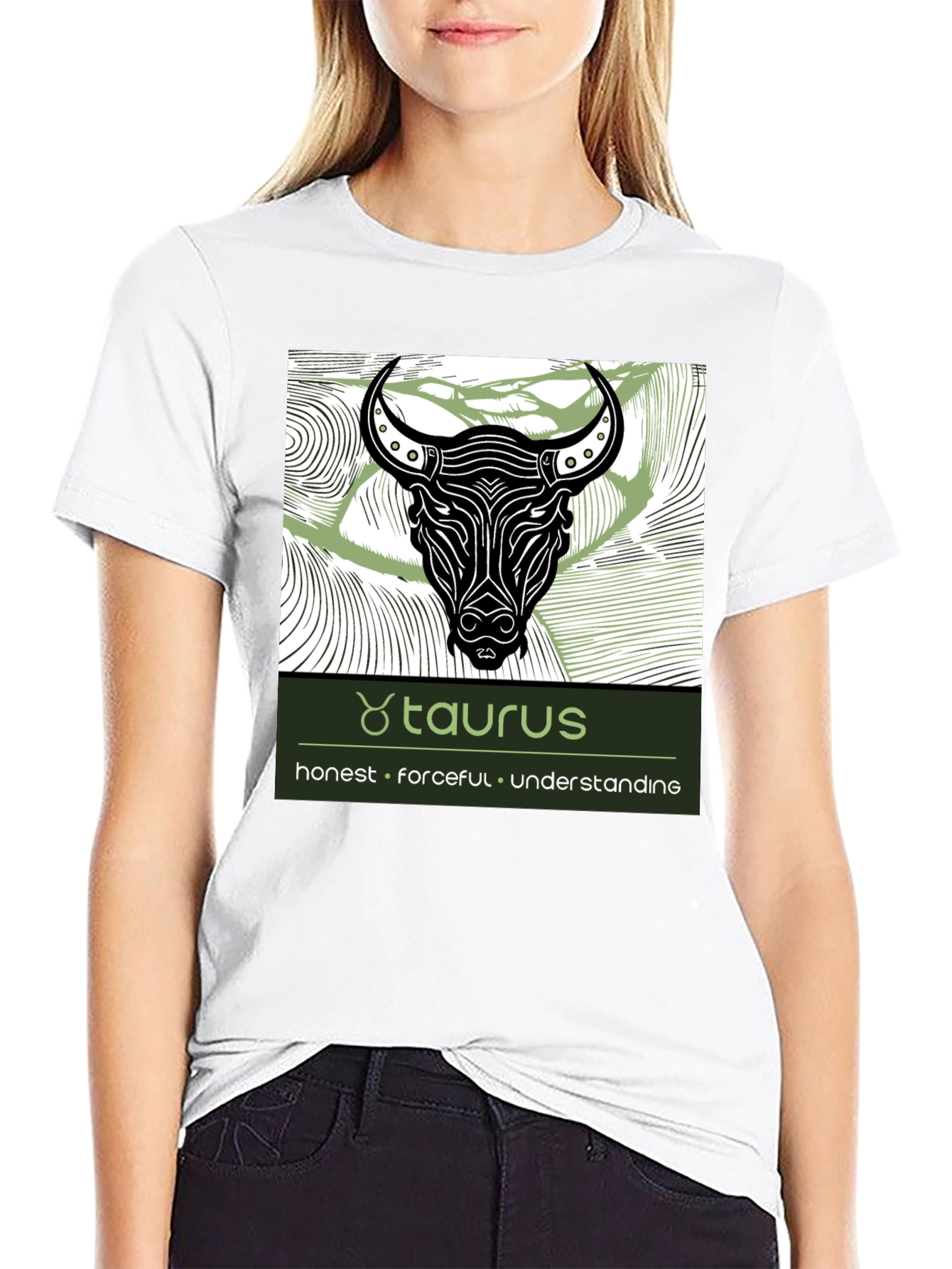 Taurus Zodiac Graphic Tee - Honest Forceful Understanding