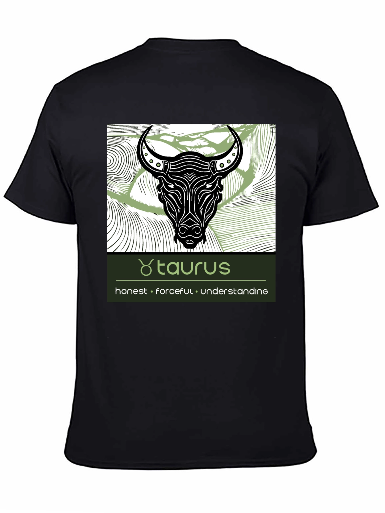 Taurus Zodiac Graphic Tee - Honest Forceful Understanding