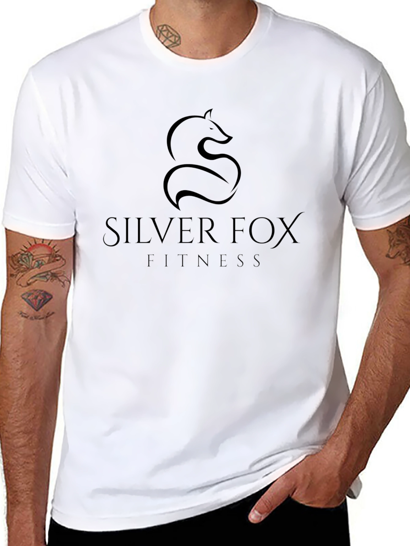Silver Fox Fitness Black T-Shirt