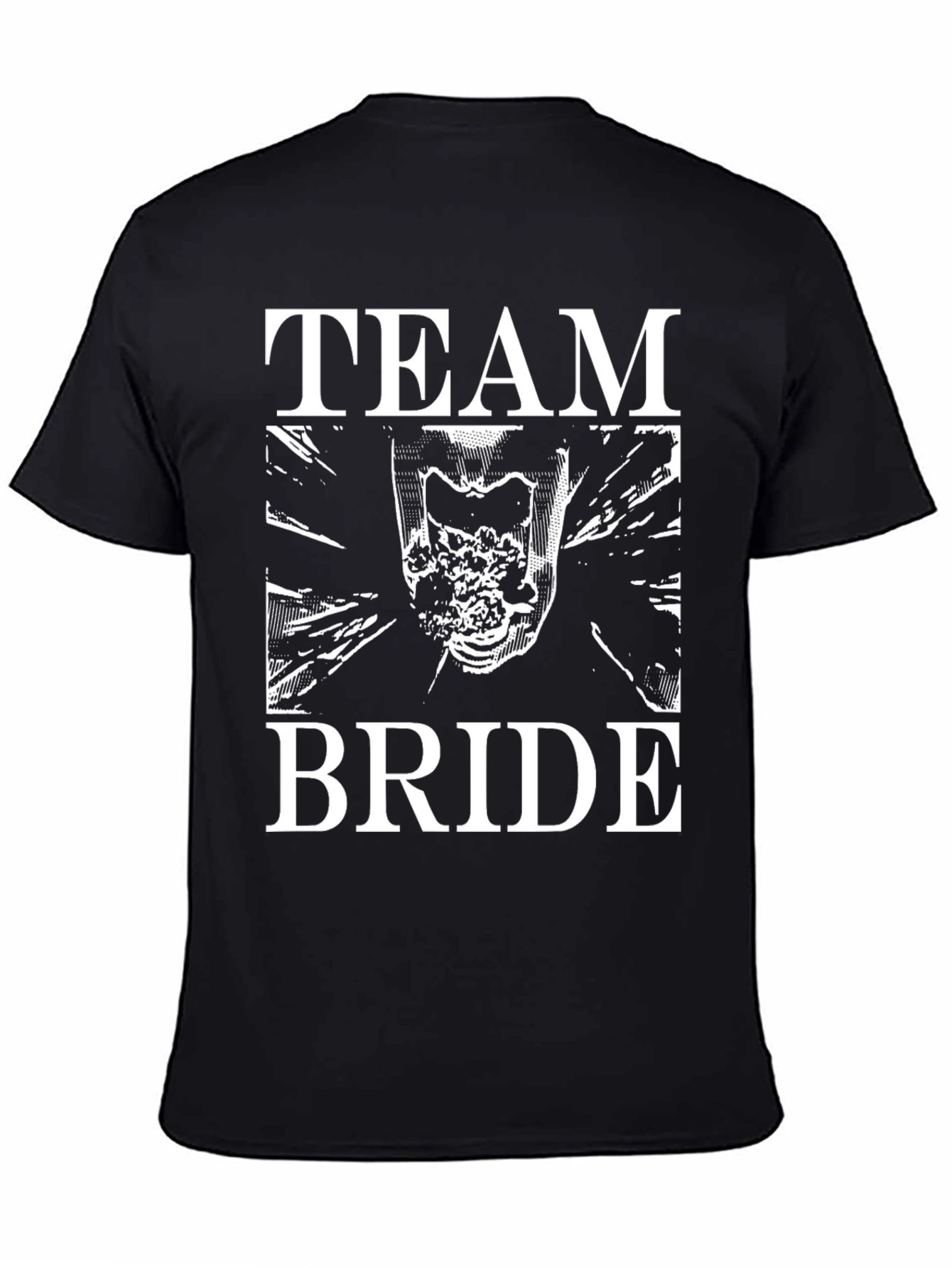 Team Bride Black Graphic T-Shirt