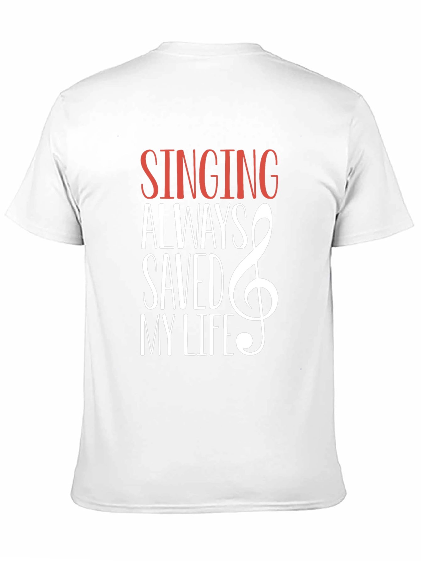 Singing Saved My Life Graphic Tee - Black T-Shirt