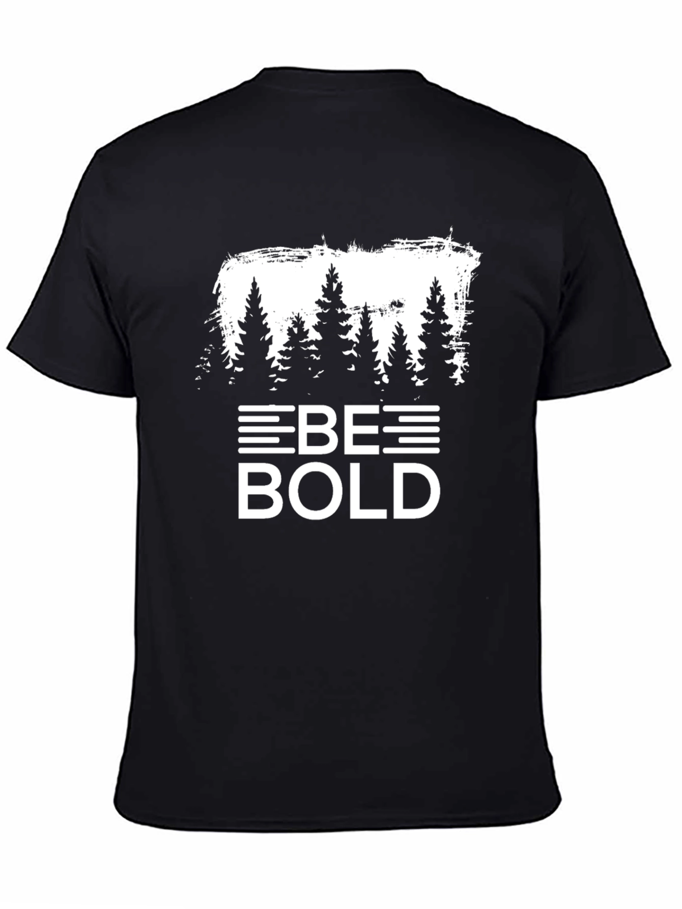 Be Bold Forest Graphic Tee - Black